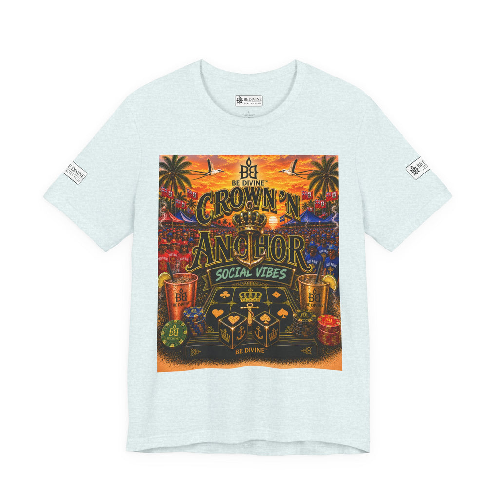 BE DIVINE™ Cup Match Social Vibes Tee – Crown 'N Anchor Edition