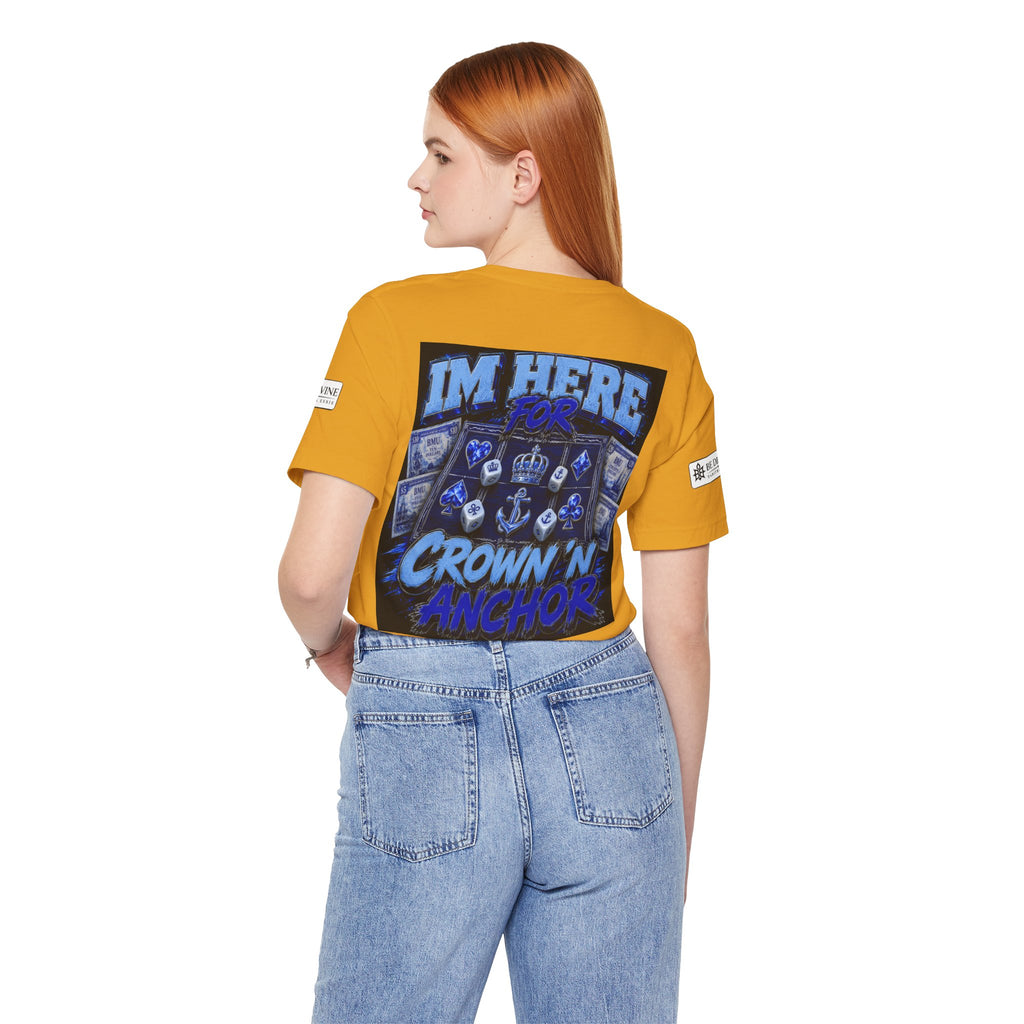 BE DIVINE™ Blue 'N Blue Heritage – I'm Here For Crown & Anchor Tee