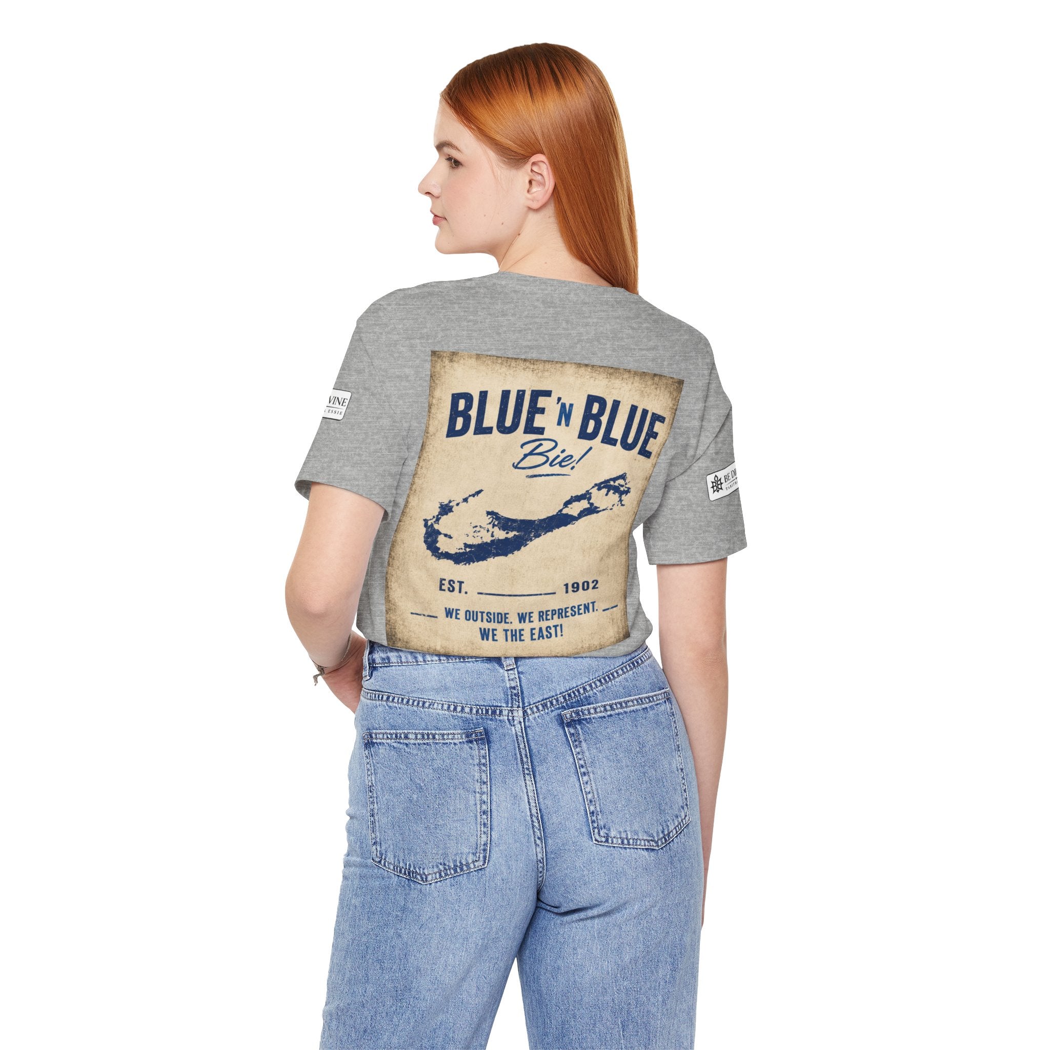 BE DIVINE™ Blue and Blue Bie! – East Side Heritage Collector Tee