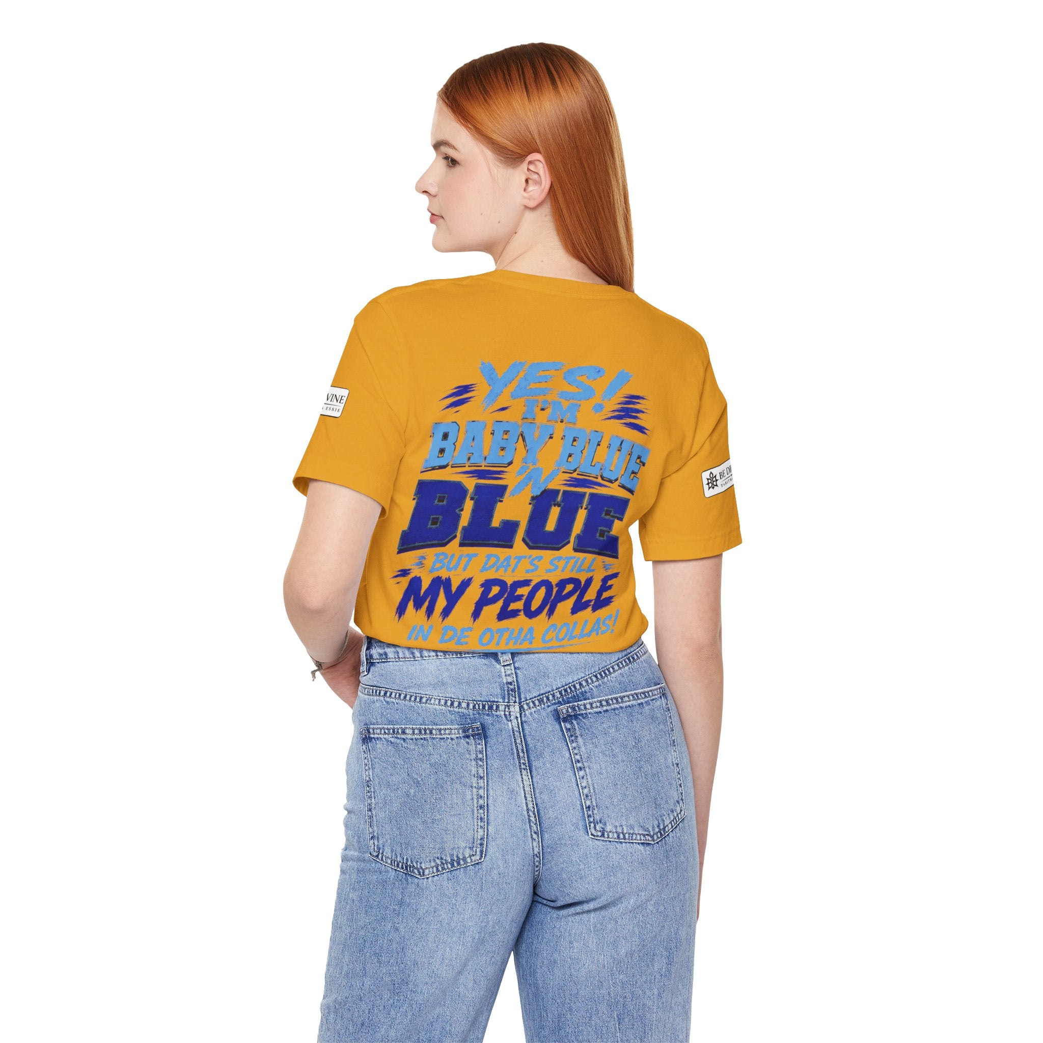 BE DIVINE™ Blue 'N Blue Since 1902 – Through 'N Through Heritage Tee