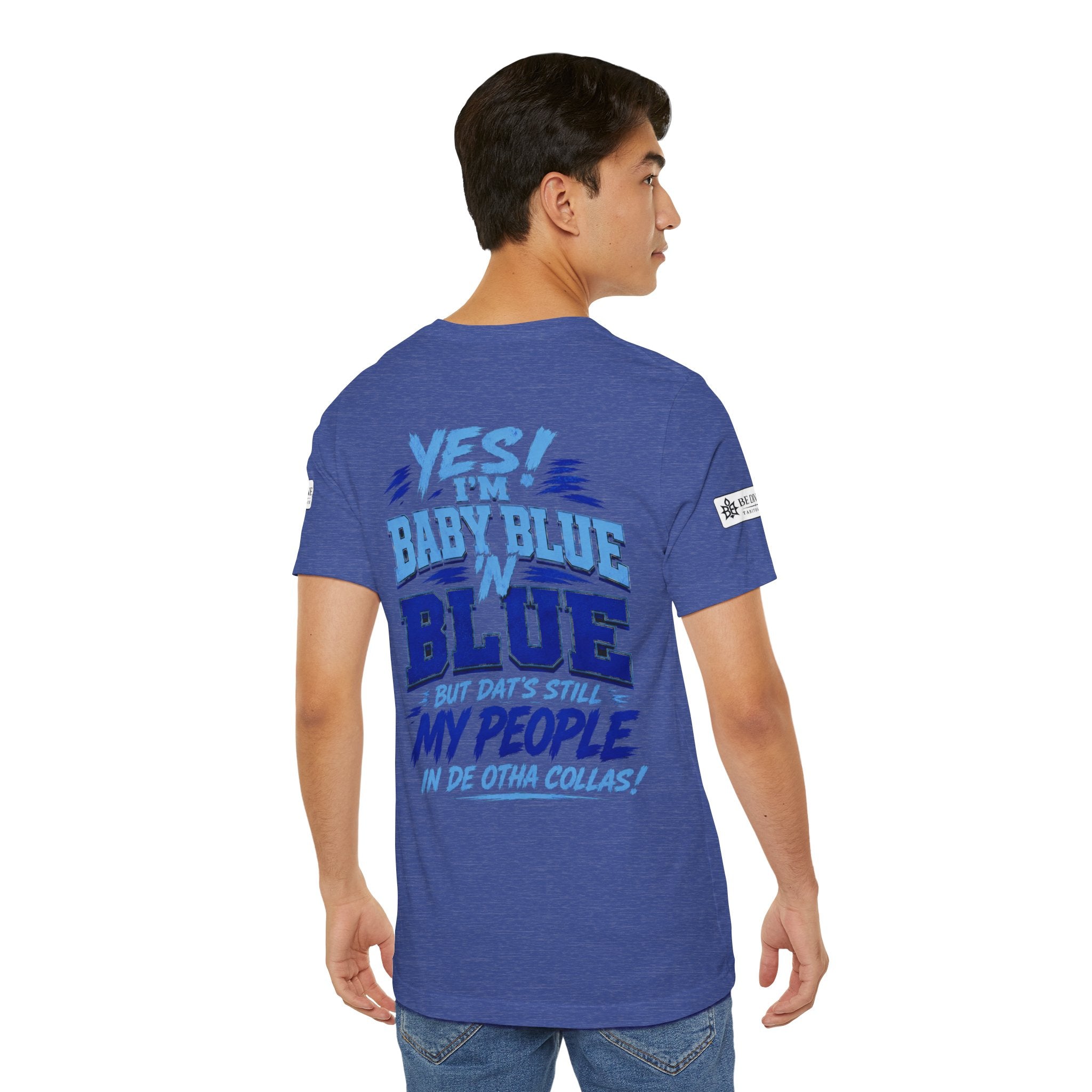 BE DIVINE™ Blue 'N Blue Since 1902 – Through 'N Through Heritage Tee