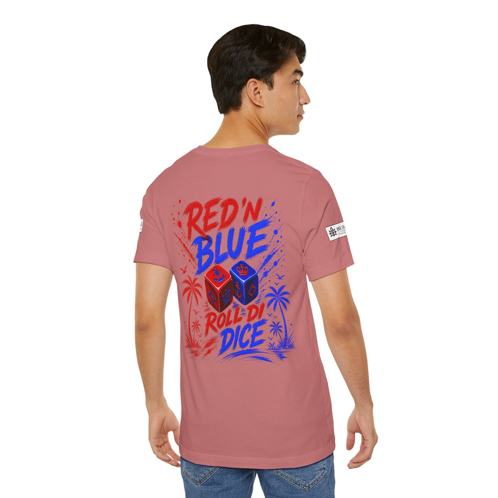 BE DIVINE™ Red ’N Blue Crown ’N Anchor Tee