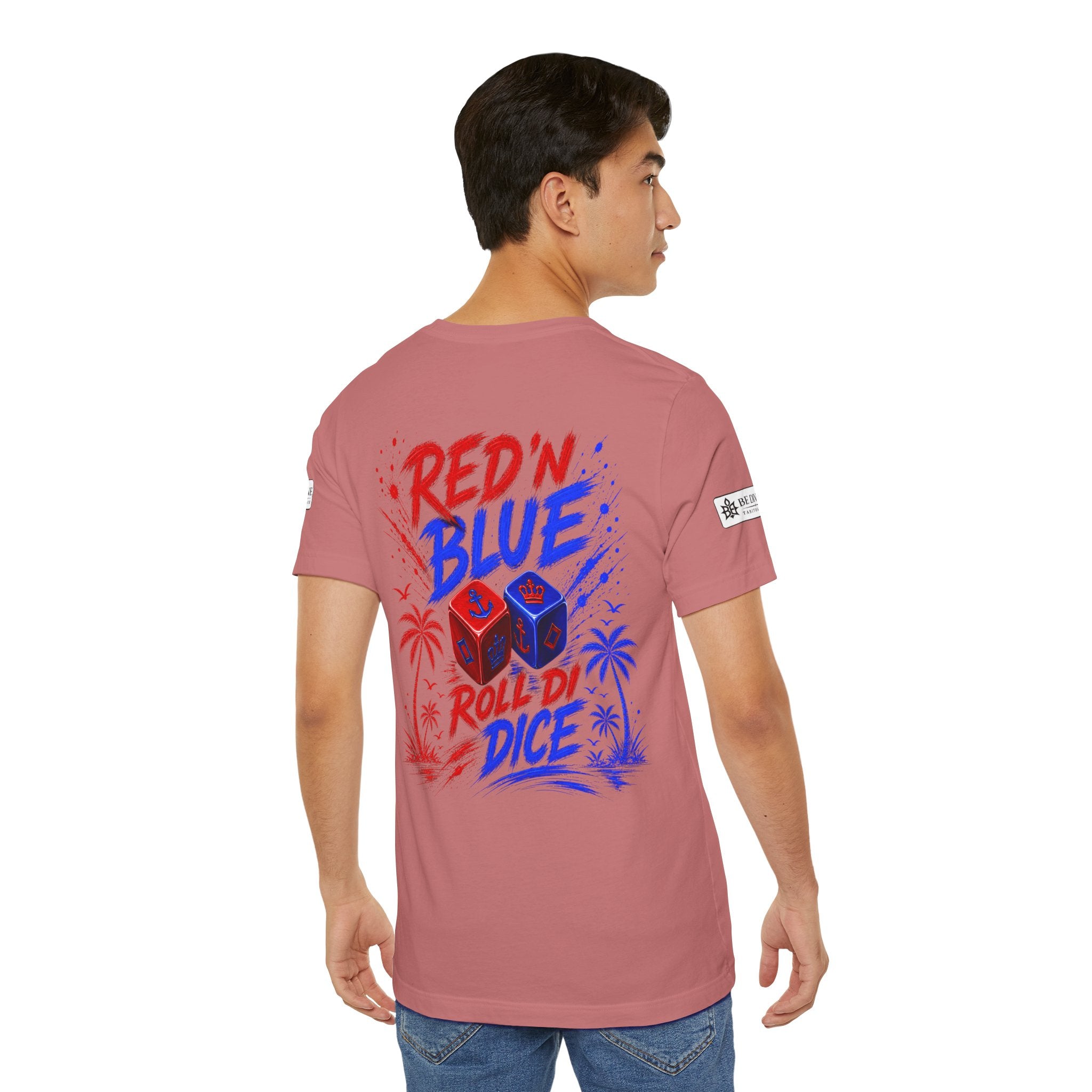 BE DIVINE™ Red ’N Blue Crown ’N Anchor Tee