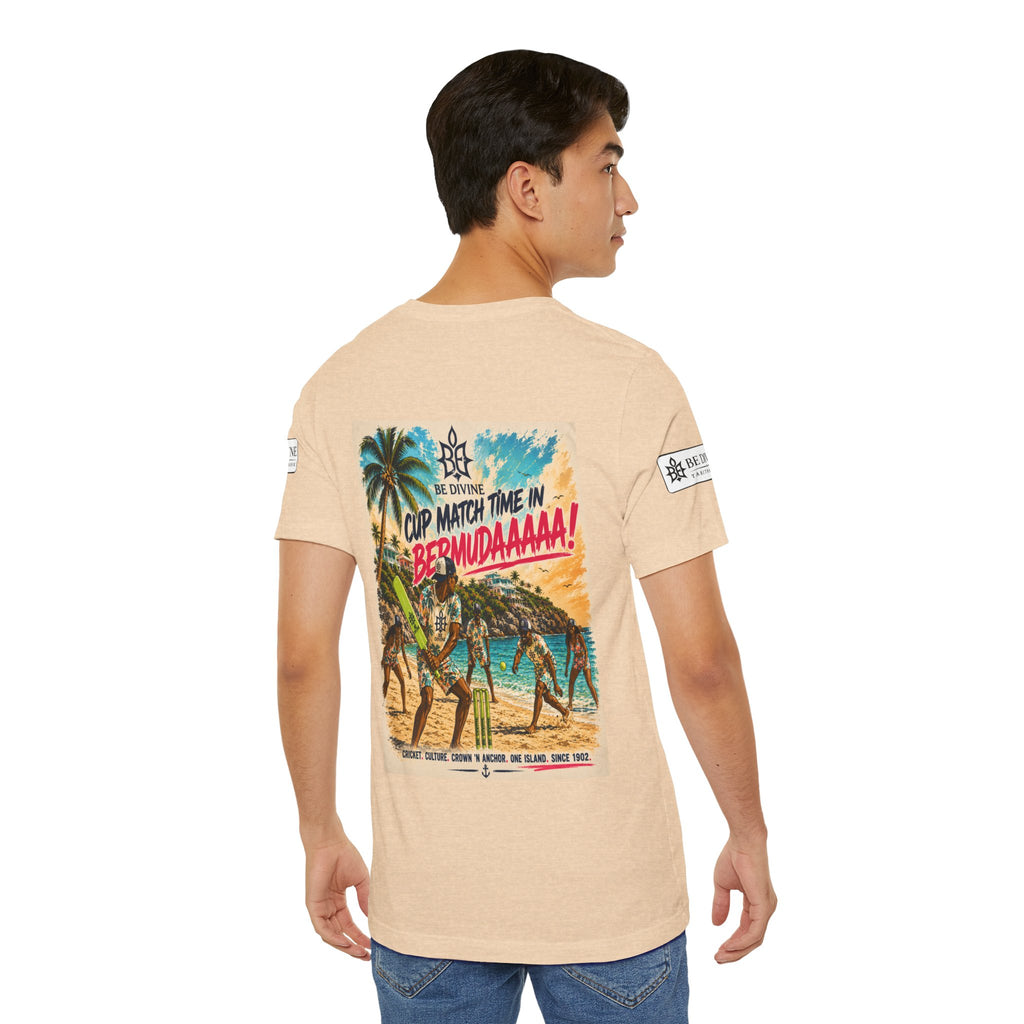 BE DIVINE™ Just Vibes Tee – Bermuda Cup Match Edition
