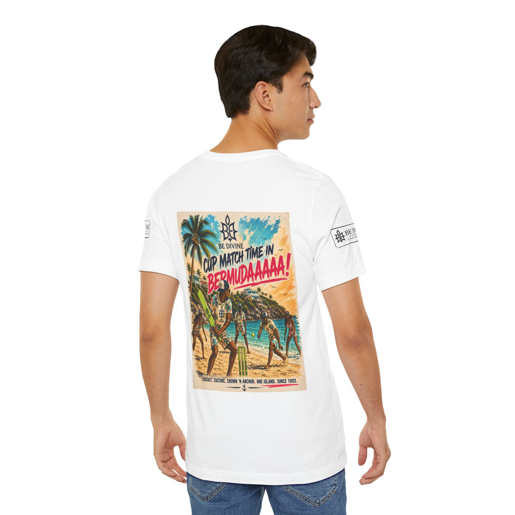 BE DIVINE™ Just Vibes Tee – Bermuda Cup Match Edition