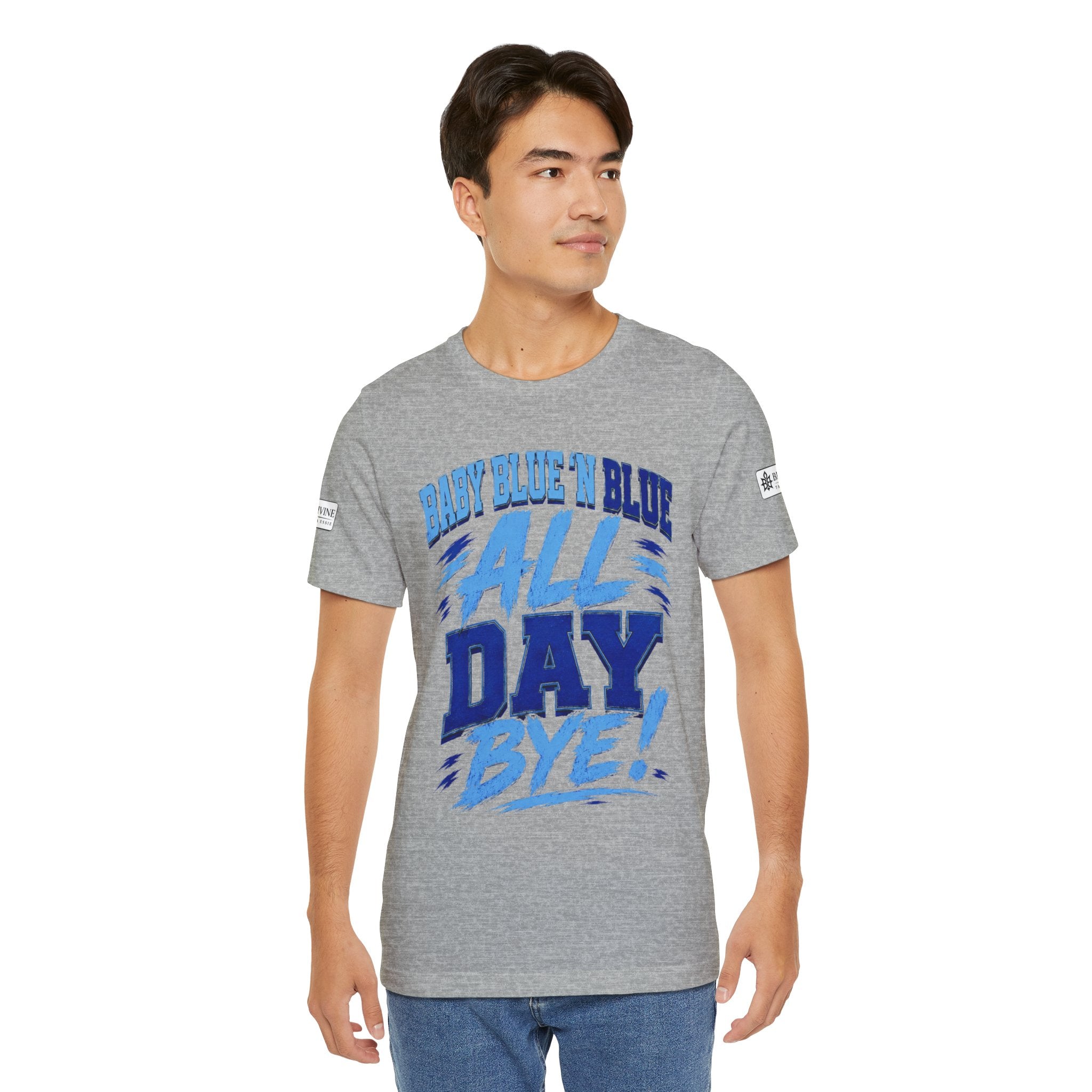 BE DIVINE™ Baby Blue 'N Blue All Day Bye! Heritage Collector Tee