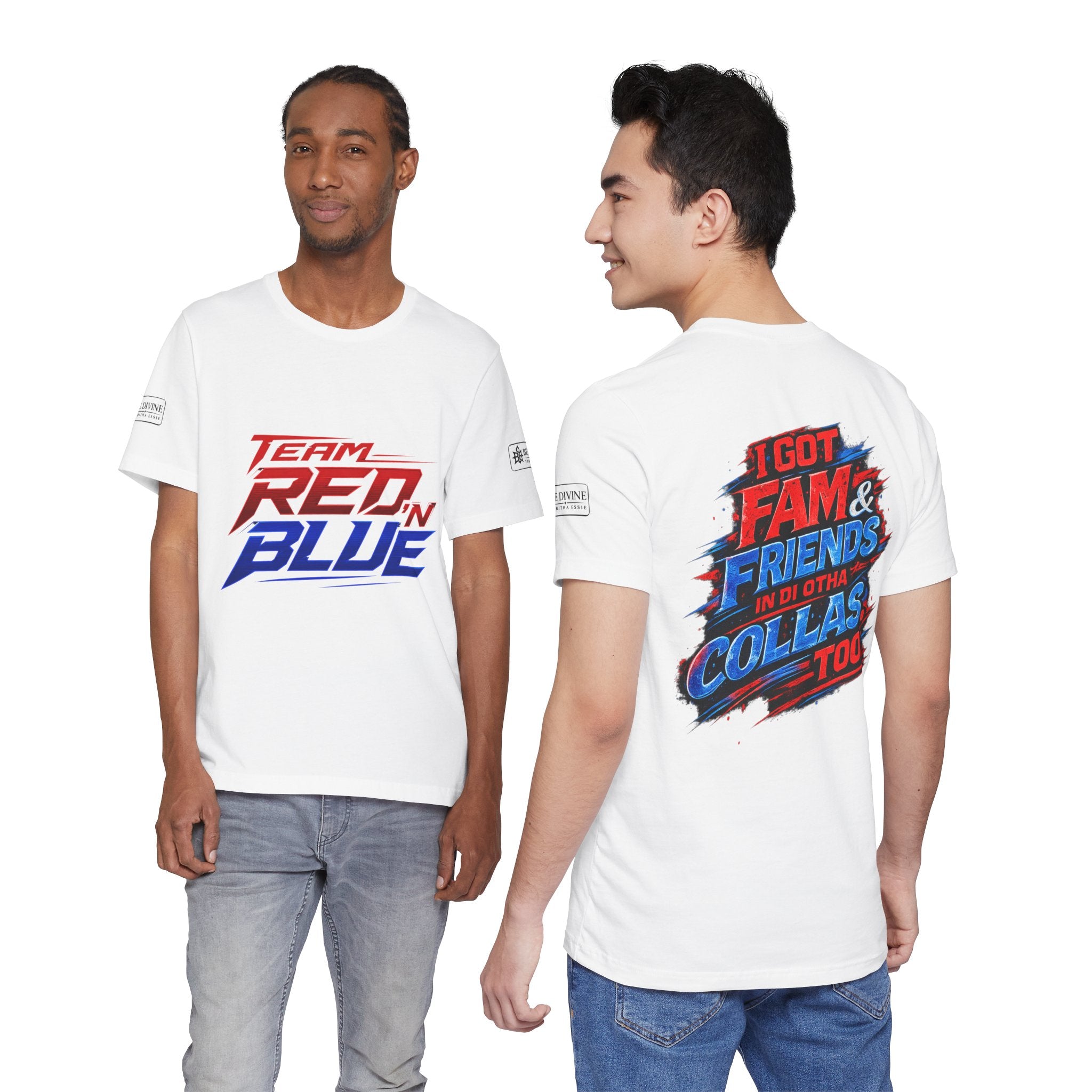 BE DIVINE™ Team Red ’N Blue Heritage Tee