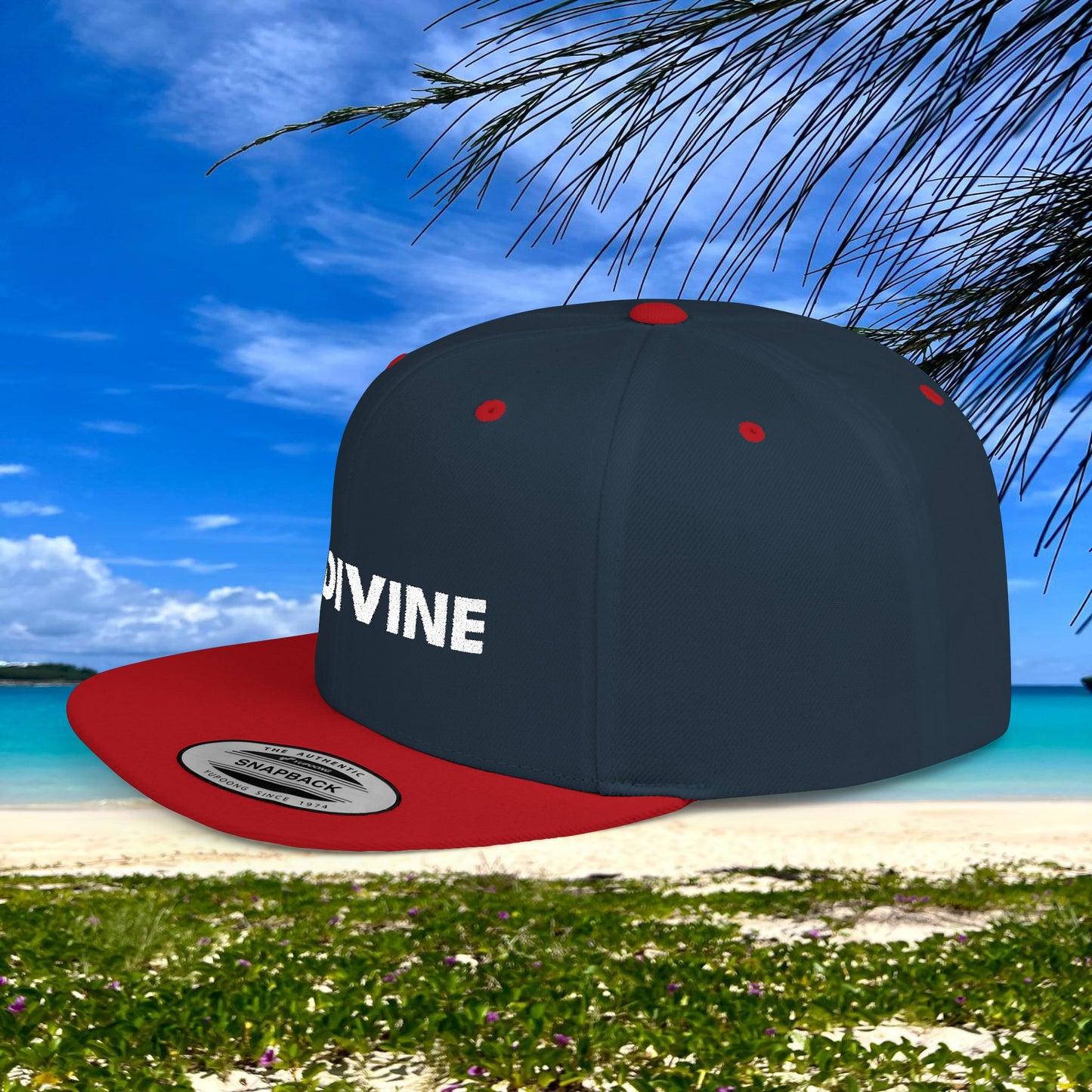 BE DIVINE™ Premium Snapback – White Text Edition