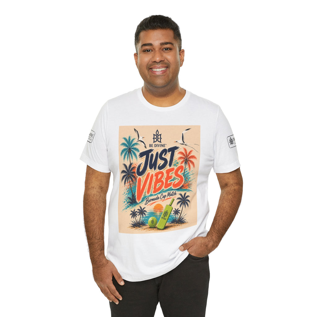 BE DIVINE™ Just Vibes Tee – Bermuda Cup Match Edition