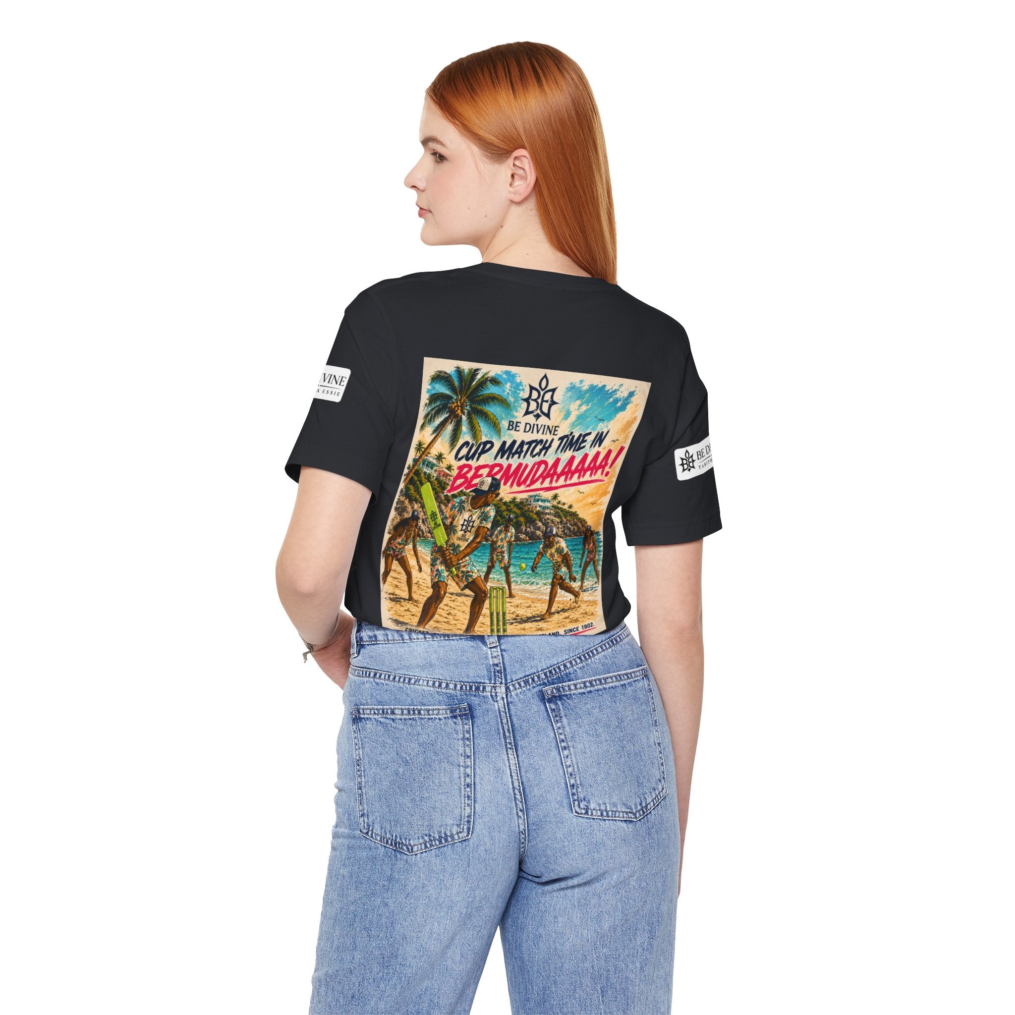 BE DIVINE™ Just Vibes Tee – Bermuda Cup Match Edition