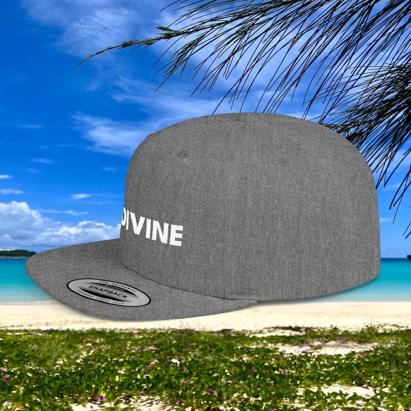 BE DIVINE™ Premium Snapback – White Text Edition