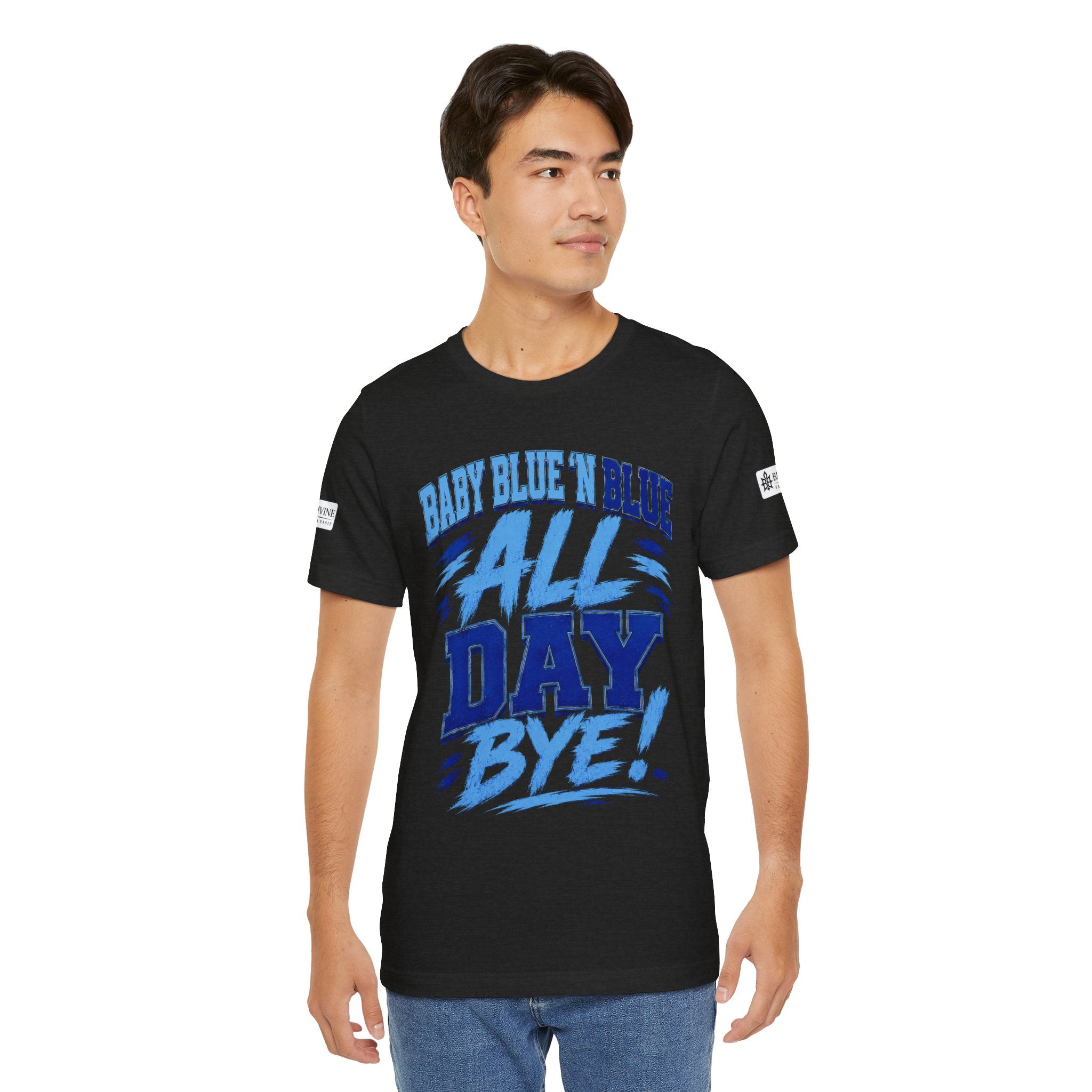 BE DIVINE™ Baby Blue 'N Blue All Day Bye! Heritage Collector Tee