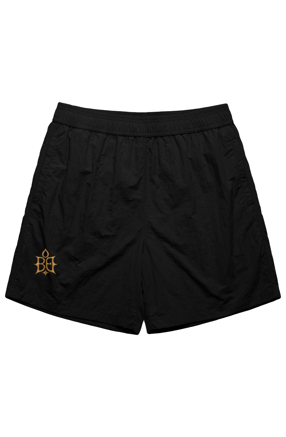 BE DIVINE Bermuda Luxury Embroidered Swim Shorts