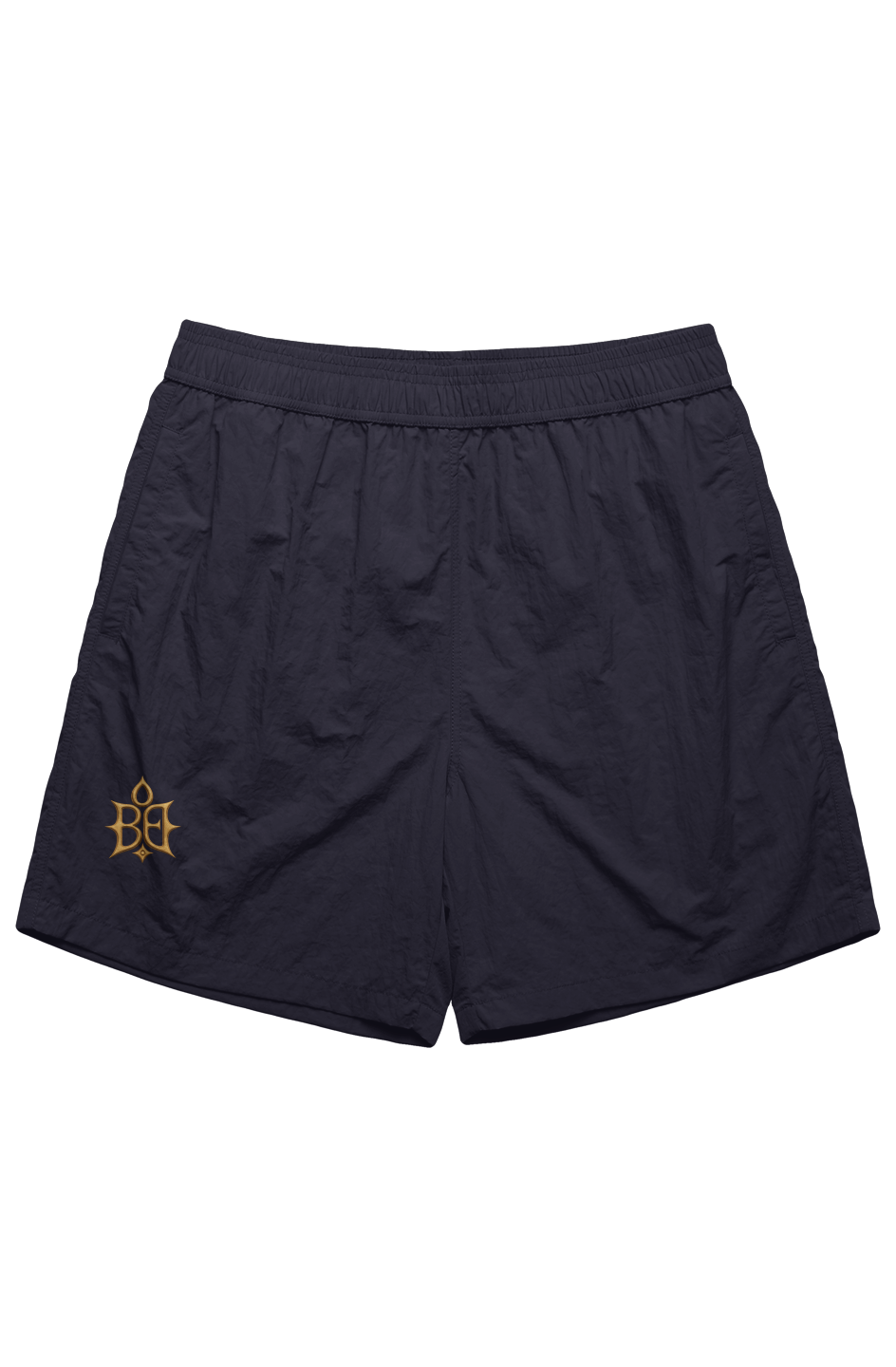 BE DIVINE Bermuda Luxury Embroidered Swim Shorts