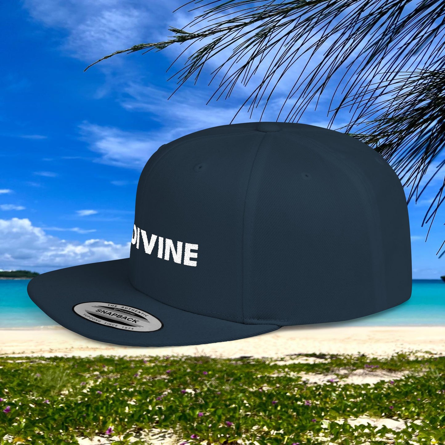 BE DIVINE™ Premium Snapback – White Text Edition