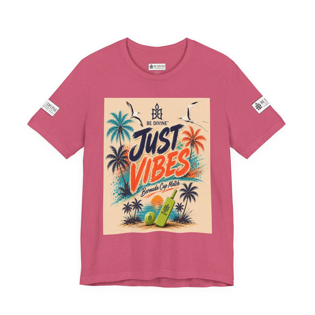 BE DIVINE™ Just Vibes Tee – Bermuda Cup Match Edition