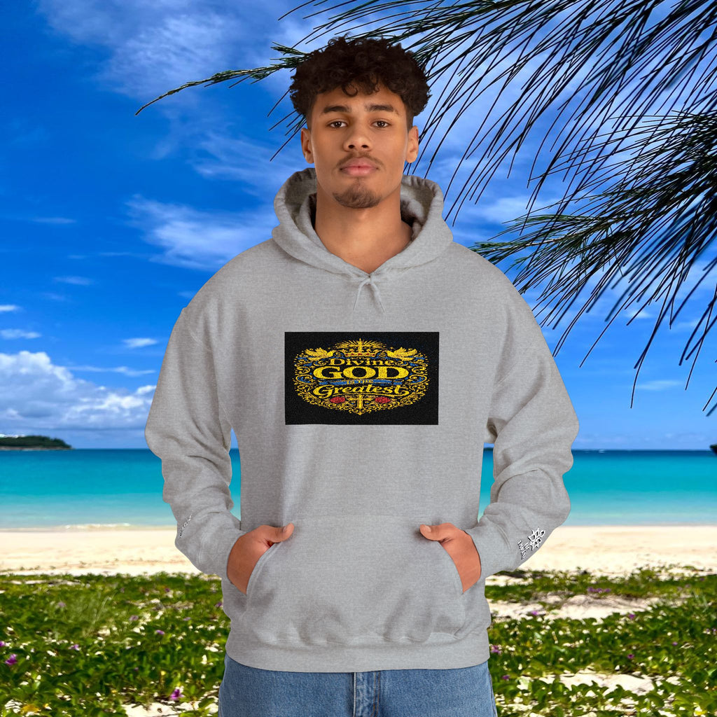 BE DIVINE™ “Divine God Is the Greatest” Embroidered Unisex Hoodie