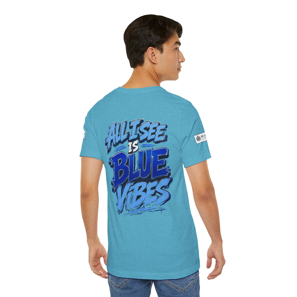 BE DIVINE™ Rolling Di Heritage – All I See Is Blue Vibes Heritage Tee