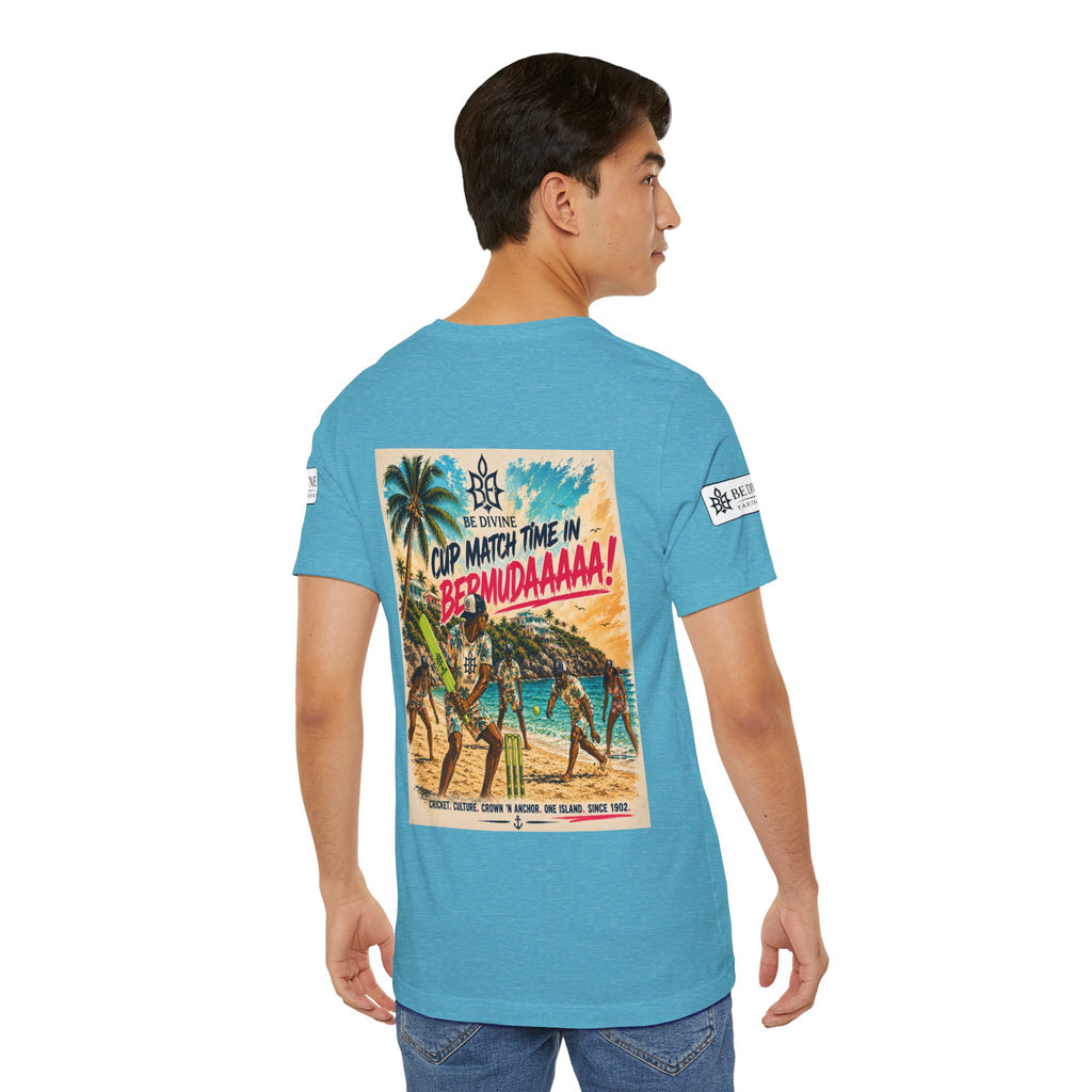 BE DIVINE™ Just Vibes Tee – Bermuda Cup Match Edition