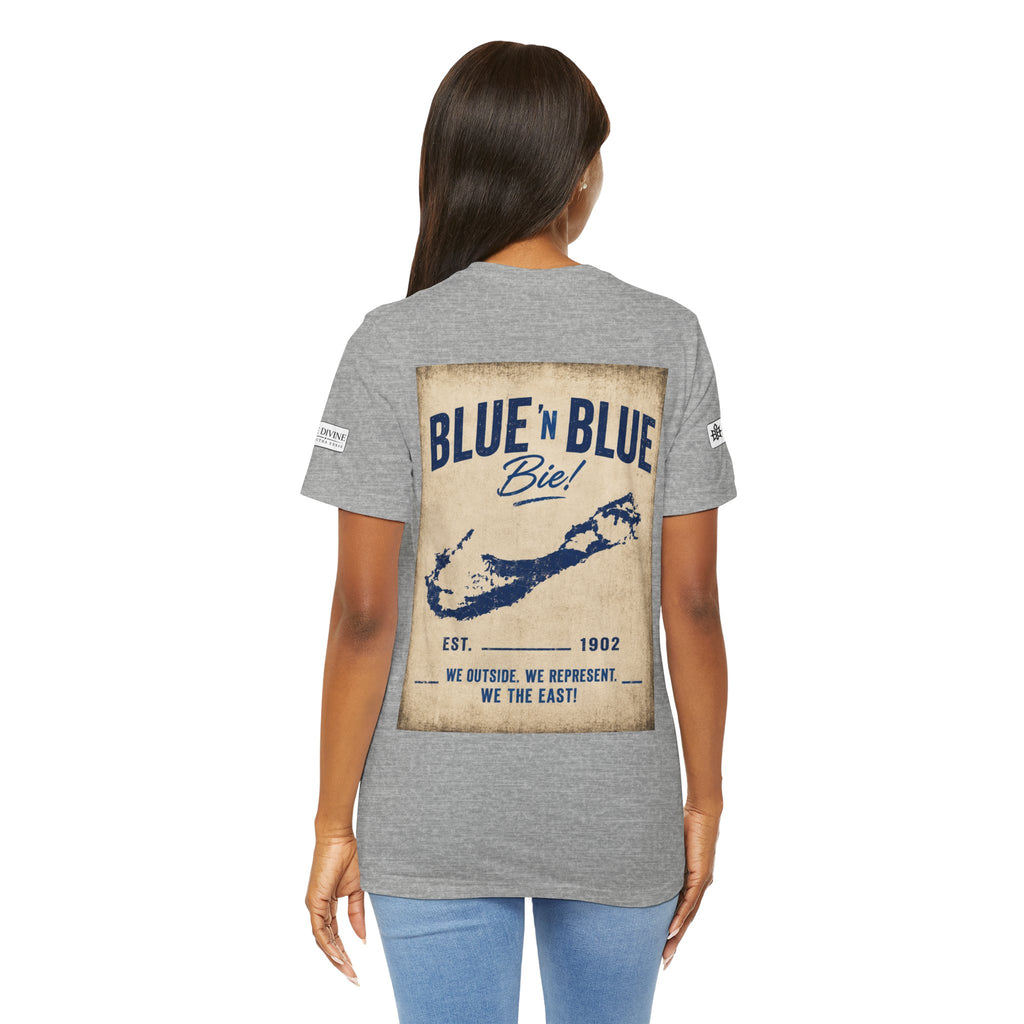 BE DIVINE™ Blue and Blue Bie! – East Side Heritage Collector Tee