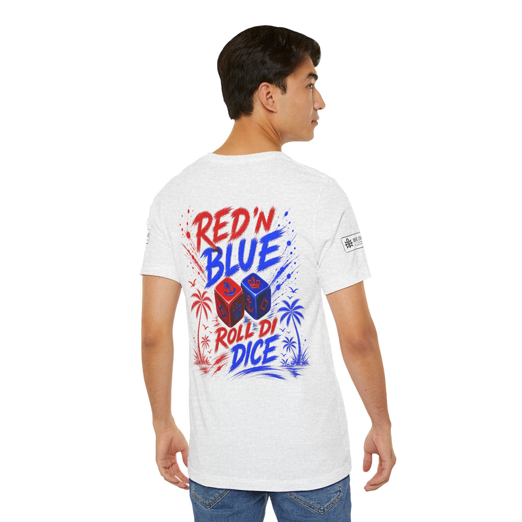 BE DIVINE™ Red ’N Blue Crown ’N Anchor Tee