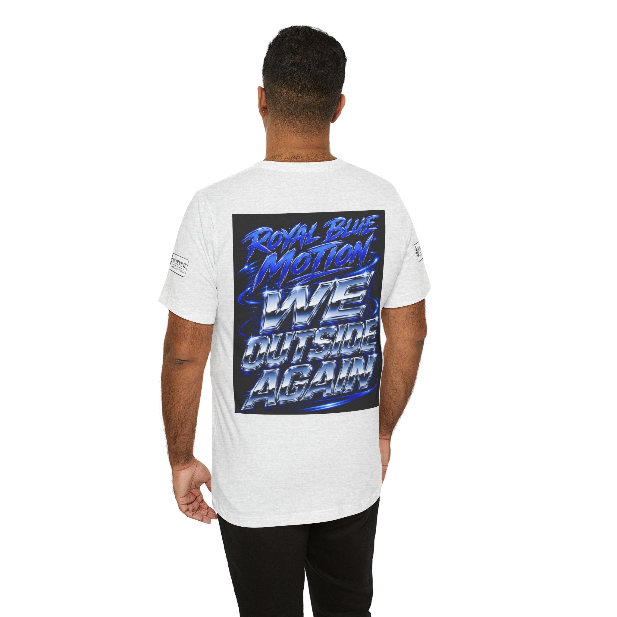BE DIVINE™ Baby Blue 'N Blue Culture – We Outside Tee