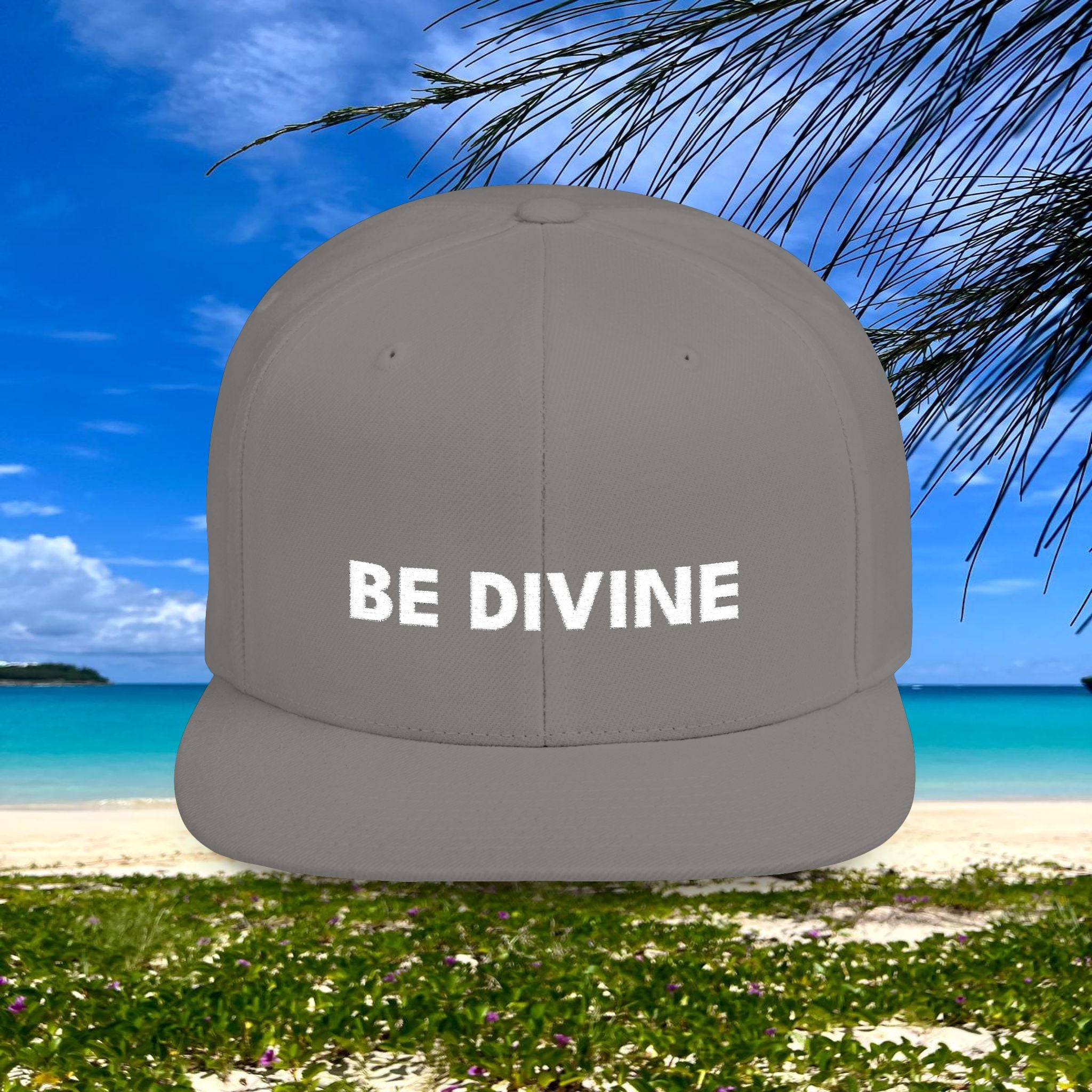 BE DIVINE™ Premium Snapback – White Text Edition