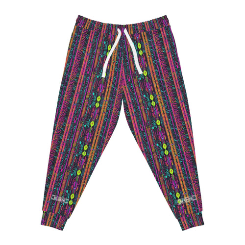 BE DIVINE™ Abstract Neon Unisex Athletic Joggers - by Tabitha Essie