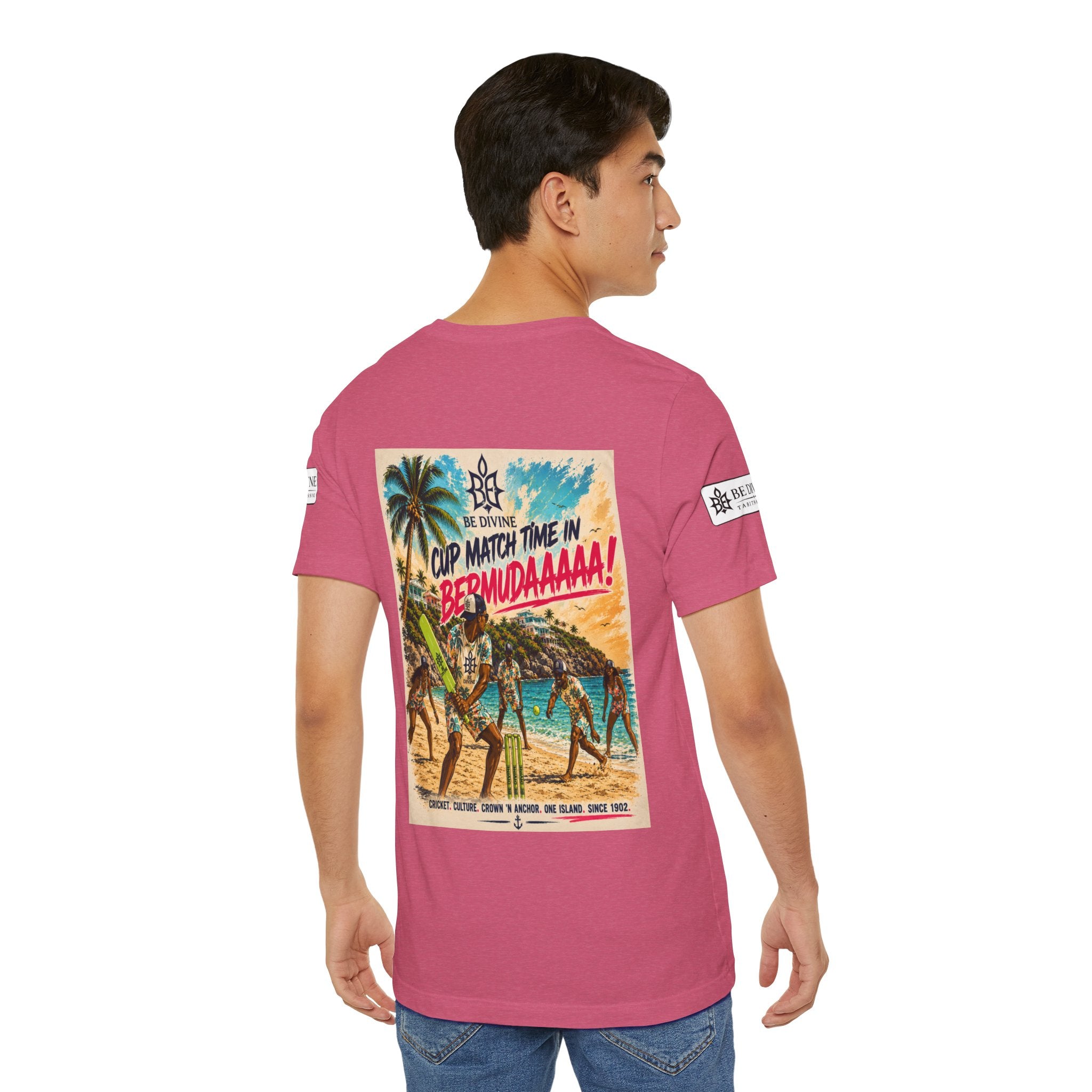 BE DIVINE™ Just Vibes Tee – Bermuda Cup Match Edition