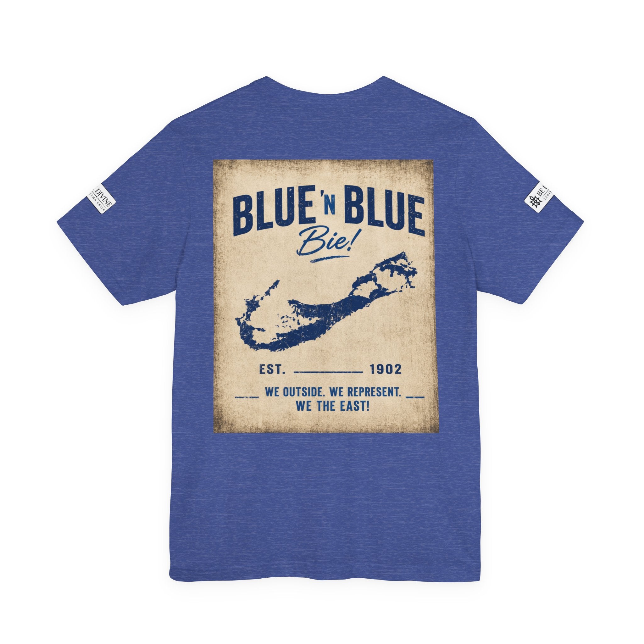 BE DIVINE™ Blue and Blue Bie! – East Side Heritage Collector Tee