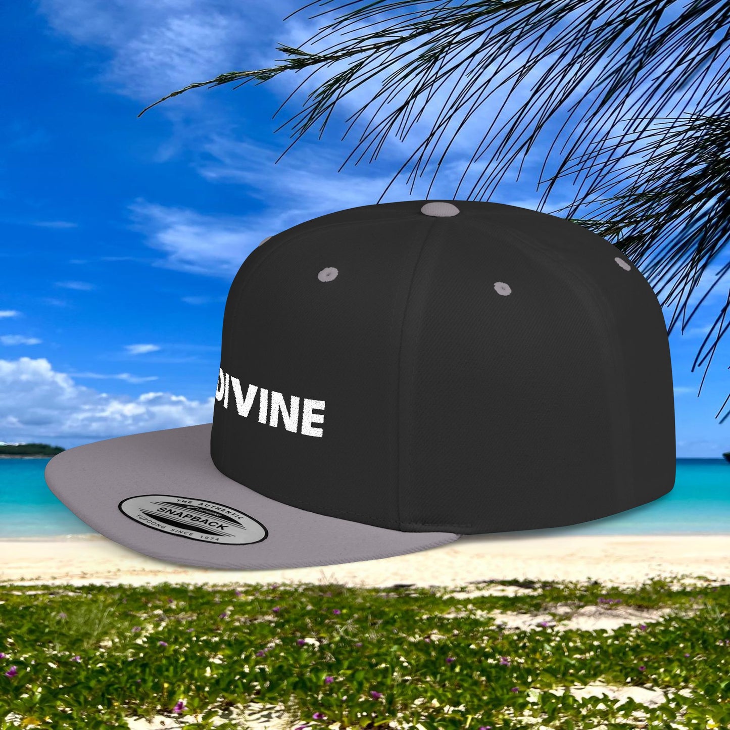 BE DIVINE™ Premium Snapback – White Text Edition