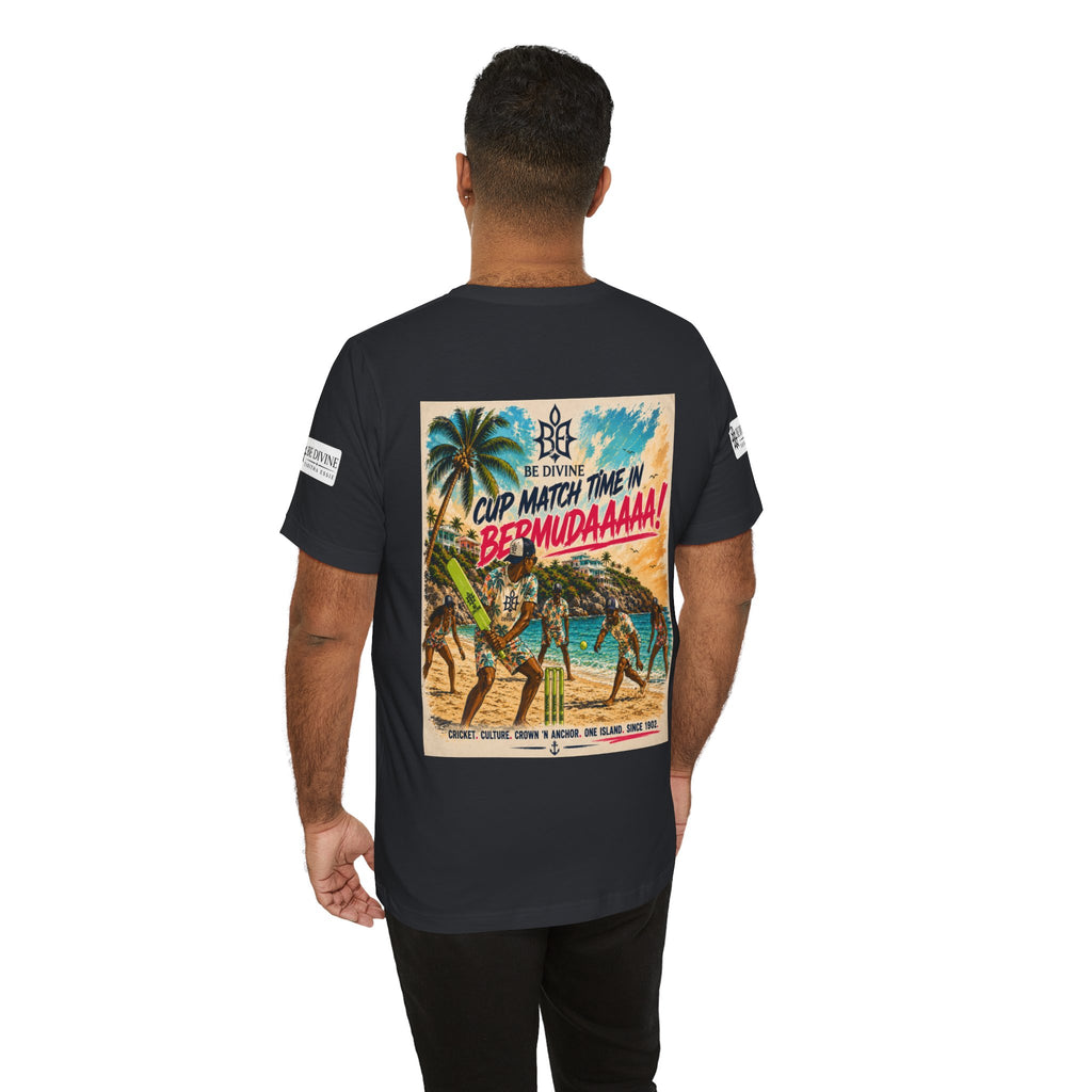 BE DIVINE™ Just Vibes Tee – Bermuda Cup Match Edition