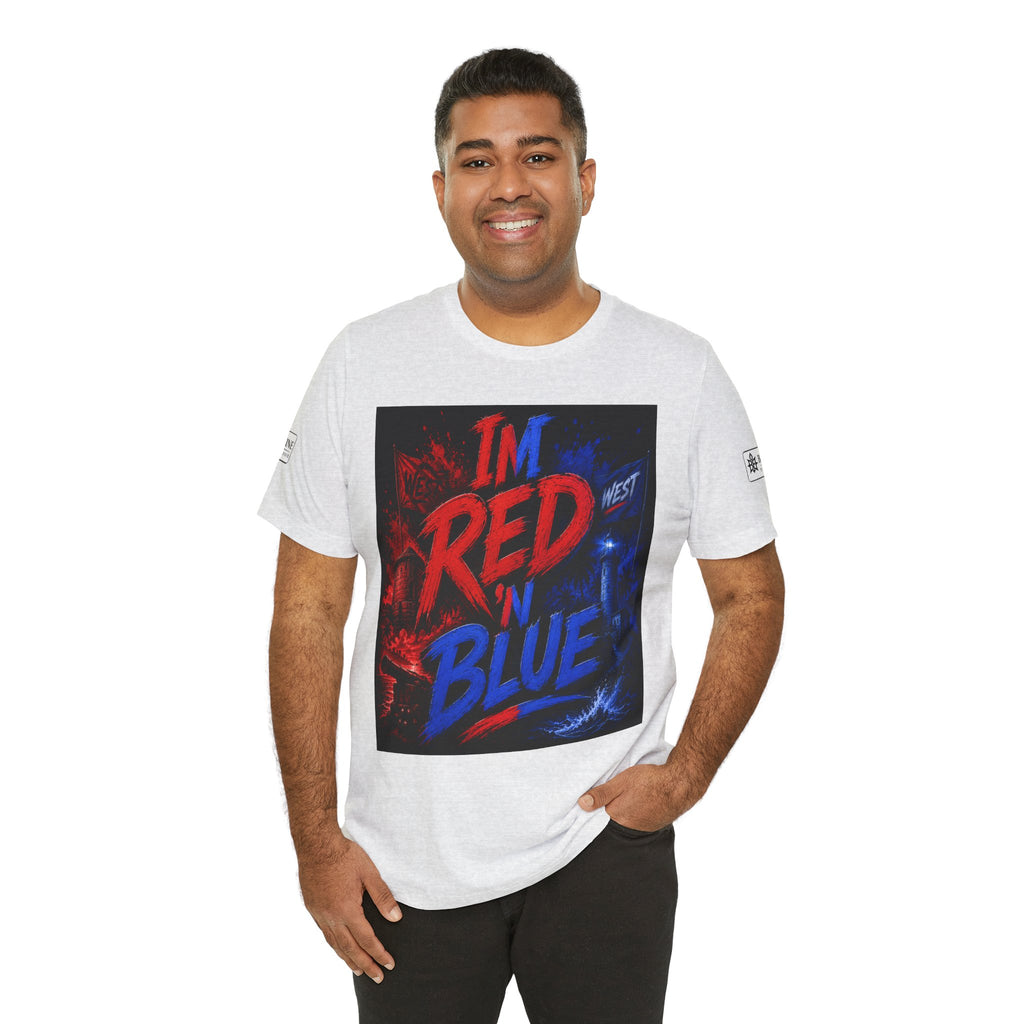 BE DIVINE™ I’m Red ’N Blue Energy Tee