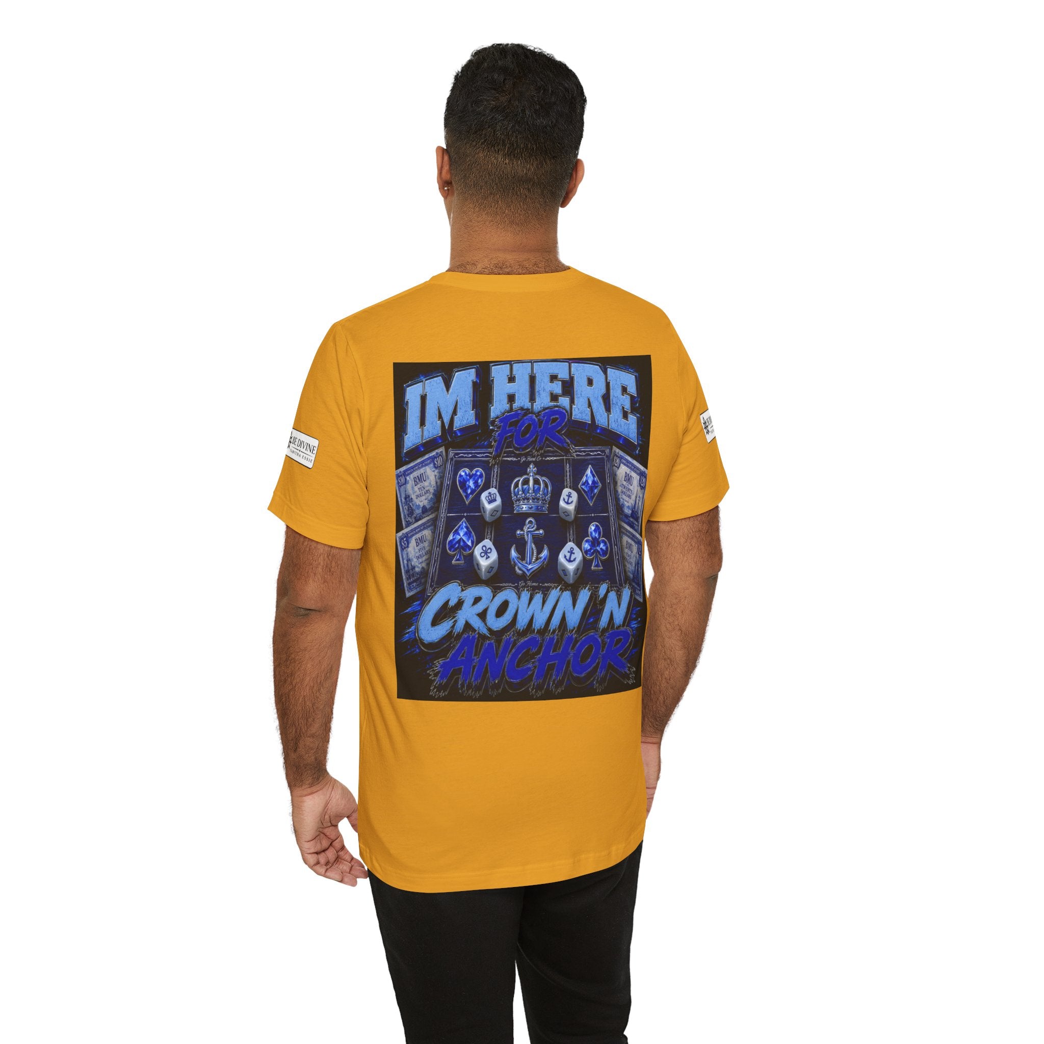 BE DIVINE™ Blue 'N Blue Heritage – I'm Here For Crown & Anchor Tee