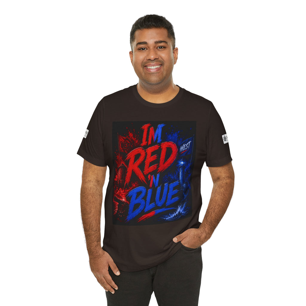 BE DIVINE™ I’m Red ’N Blue Energy Tee