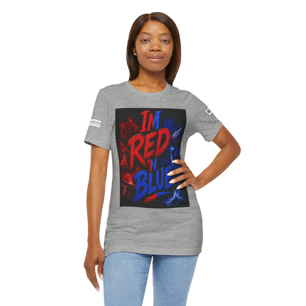 BE DIVINE™ I’m Red ’N Blue Energy Tee