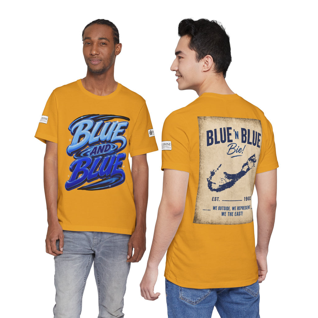 BE DIVINE™ Blue and Blue Bie! – East Side Heritage Collector Tee