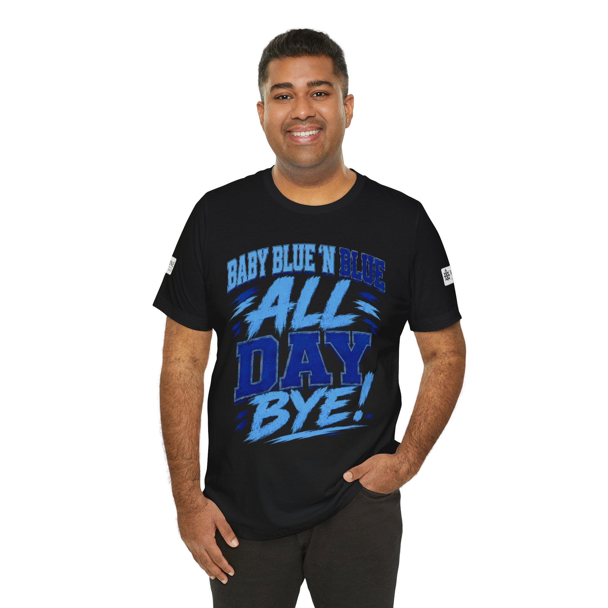 BE DIVINE™ Baby Blue 'N Blue All Day Bye! Heritage Collector Tee