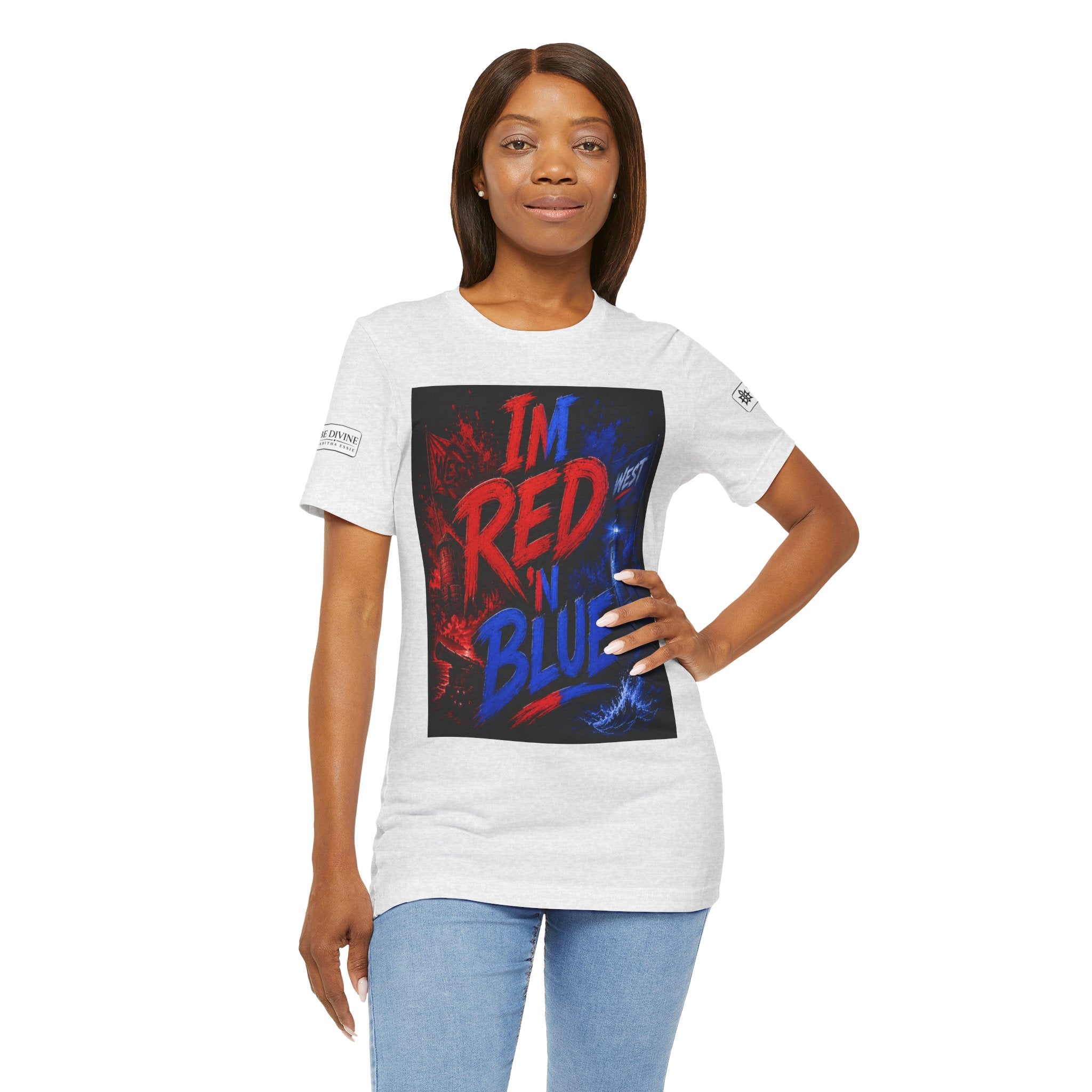 BE DIVINE™ I’m Red ’N Blue Energy Tee