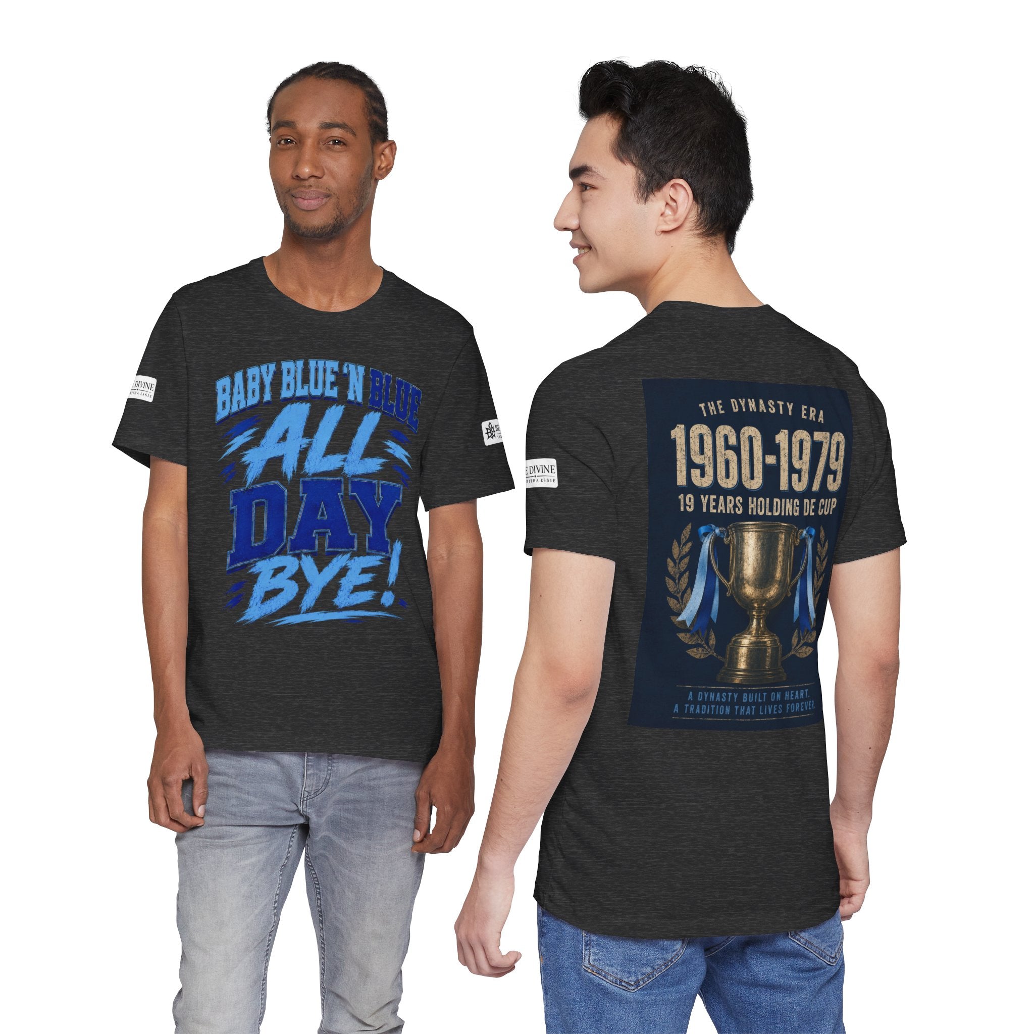 BE DIVINE™ Baby Blue 'N Blue All Day Bye! Heritage Collector Tee