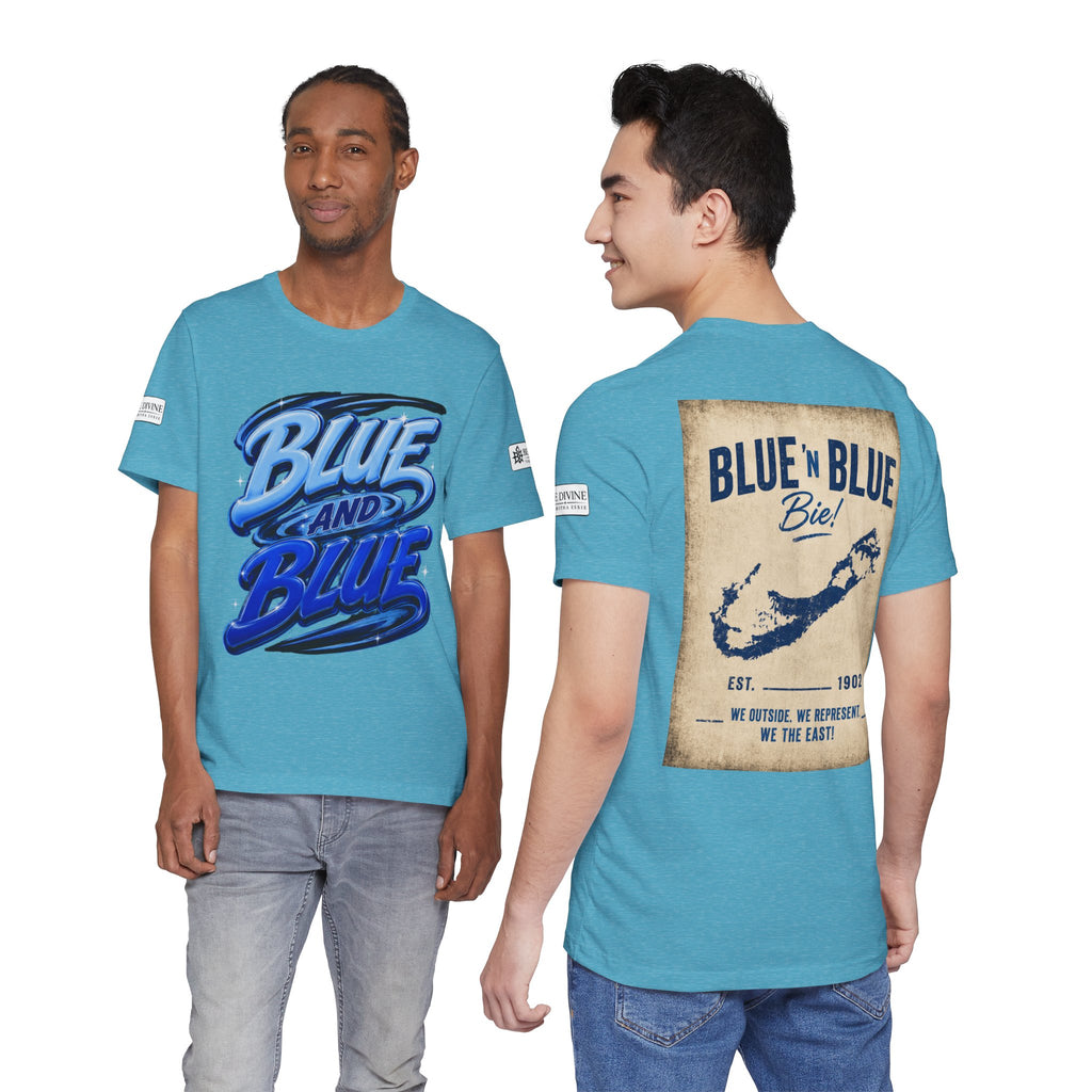 BE DIVINE™ Blue and Blue Bie! – East Side Heritage Collector Tee