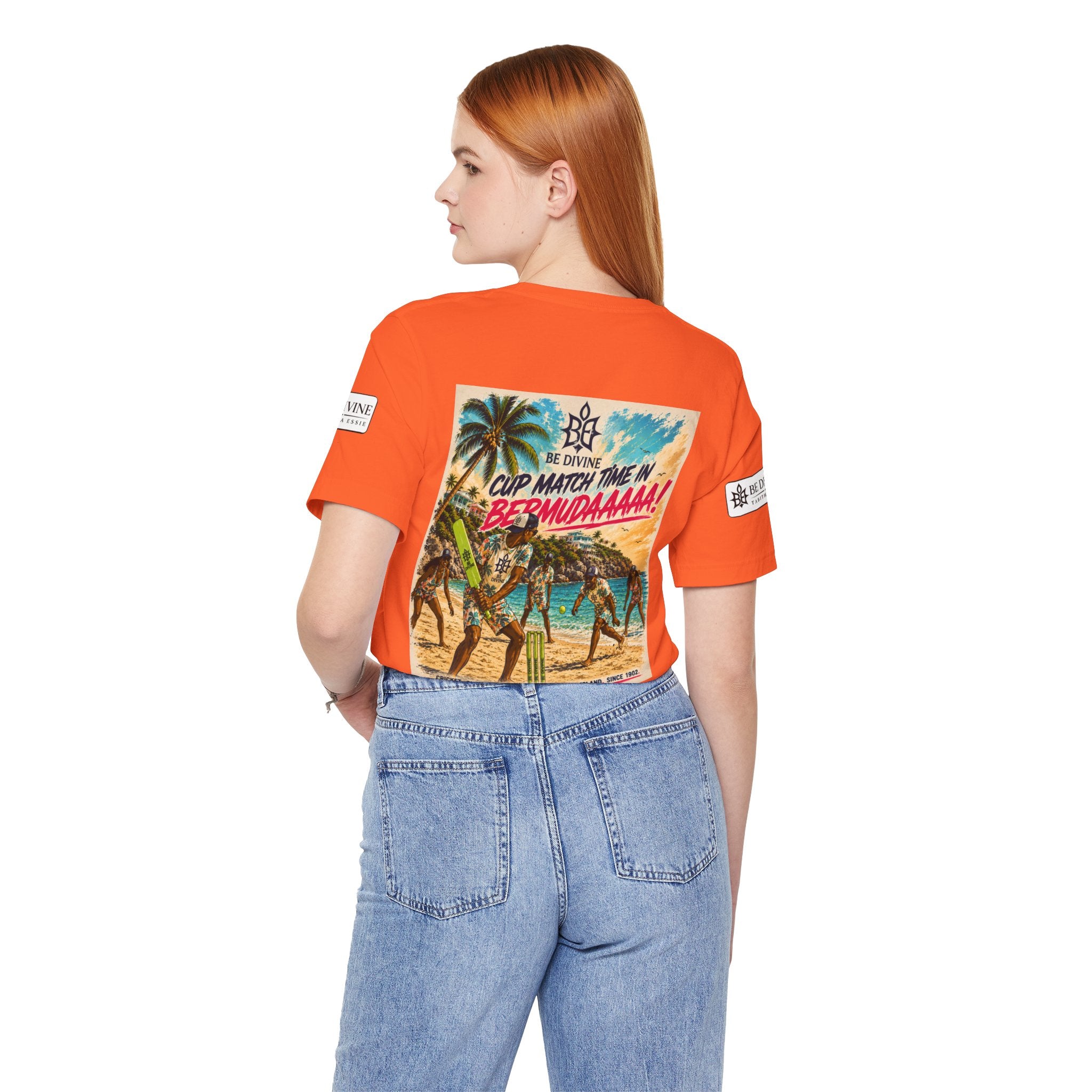 BE DIVINE™ Just Vibes Tee – Bermuda Cup Match Edition