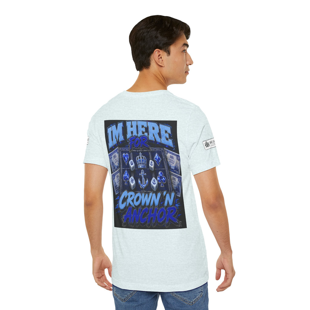 BE DIVINE™ Blue 'N Blue Heritage – I'm Here For Crown & Anchor Tee