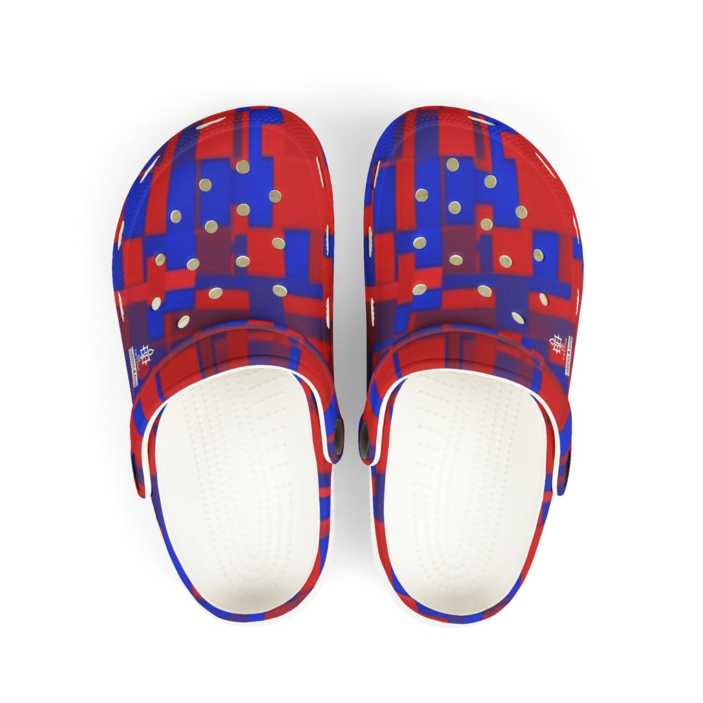 BE DIVINE™ Somerset Camo Block - One of One Cup Match Kids Foam Clogs by Tabitha Essie