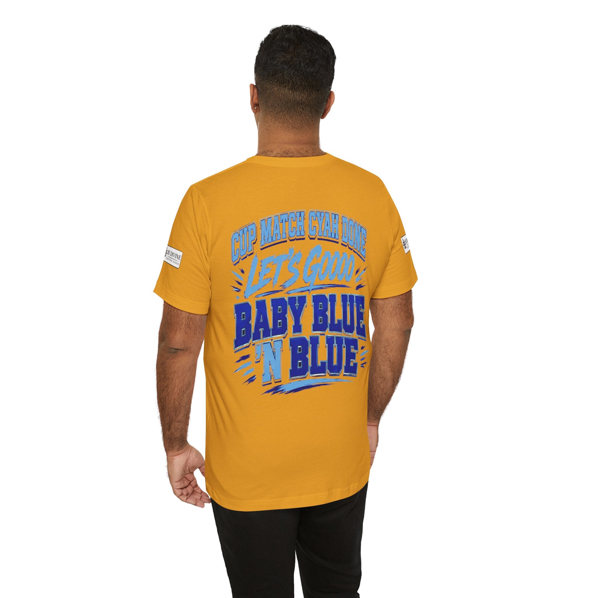 BE DIVINE™ Blue 'N Blue Strong Tee – Let's Gooo Baby Blue 'N Blue Edition