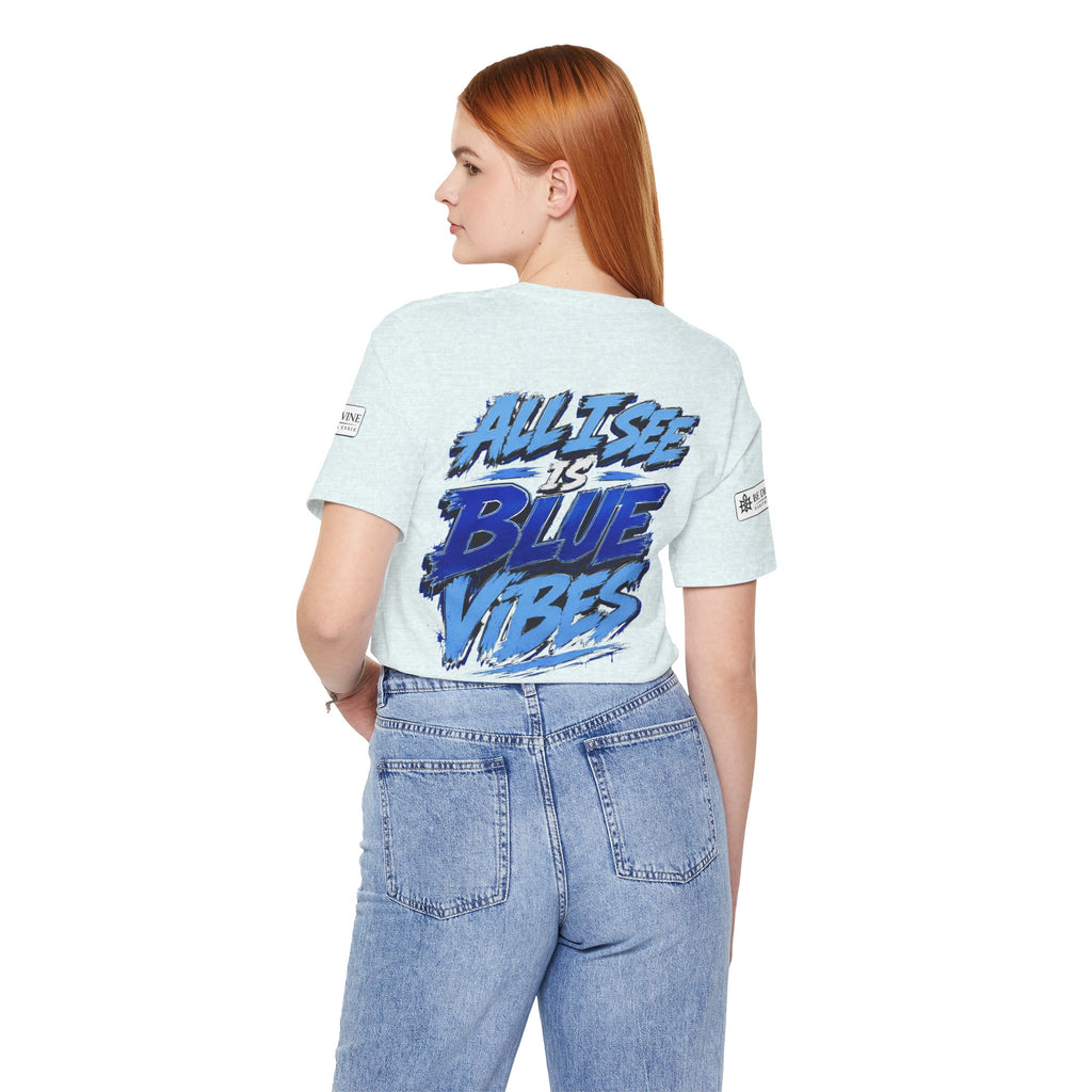 BE DIVINE™ Rolling Di Heritage – All I See Is Blue Vibes Heritage Tee