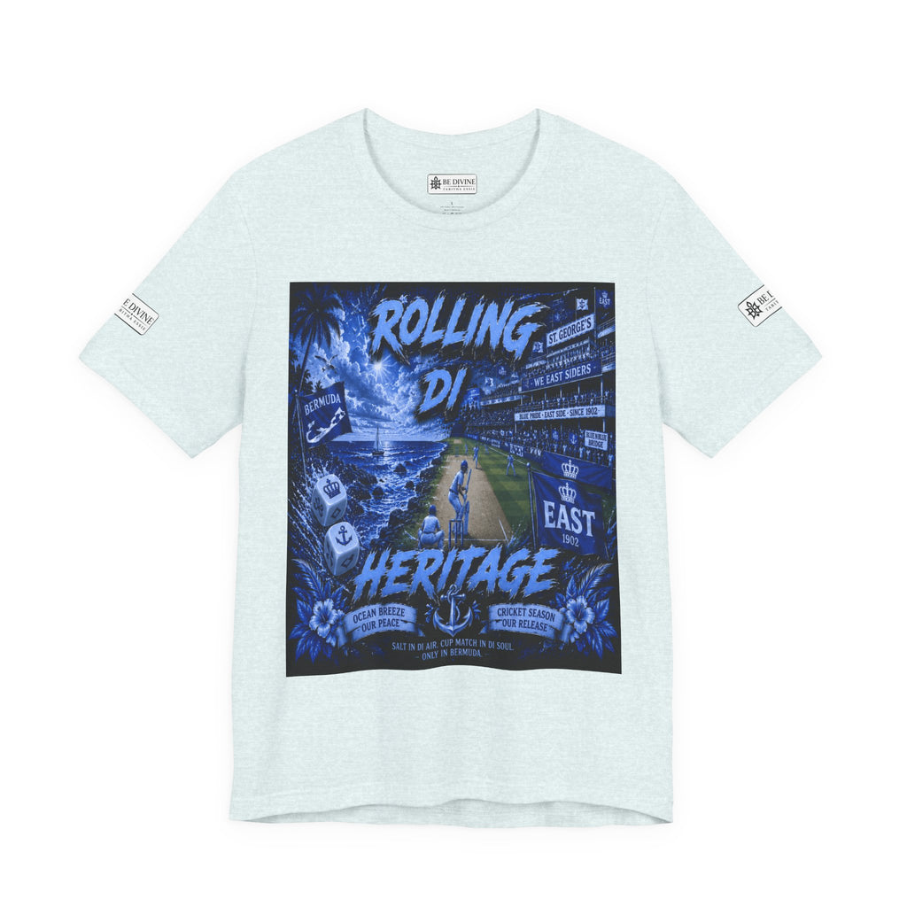BE DIVINE™ Rolling Di Heritage – All I See Is Blue Vibes Heritage Tee