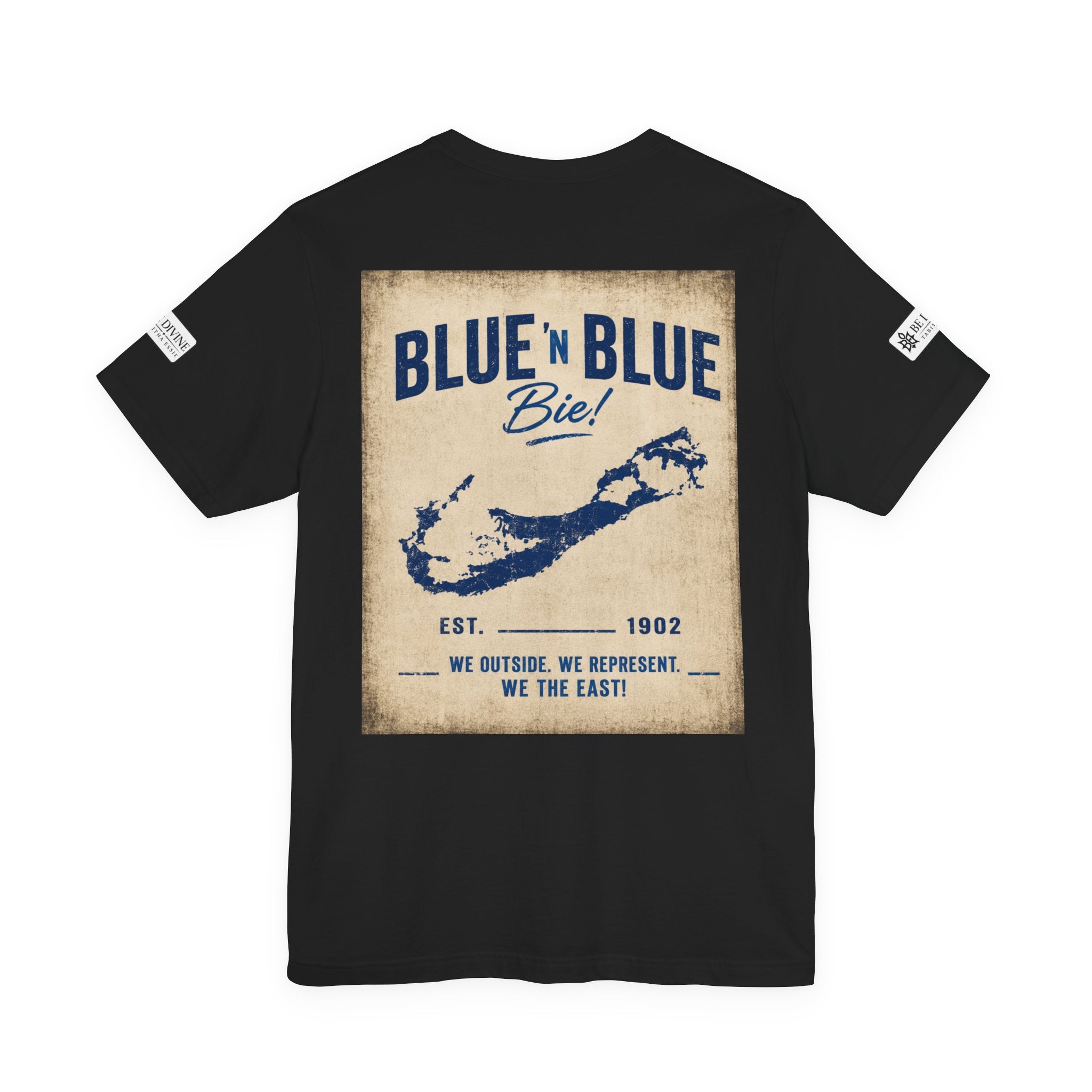 BE DIVINE™ Blue and Blue Bie! – East Side Heritage Collector Tee