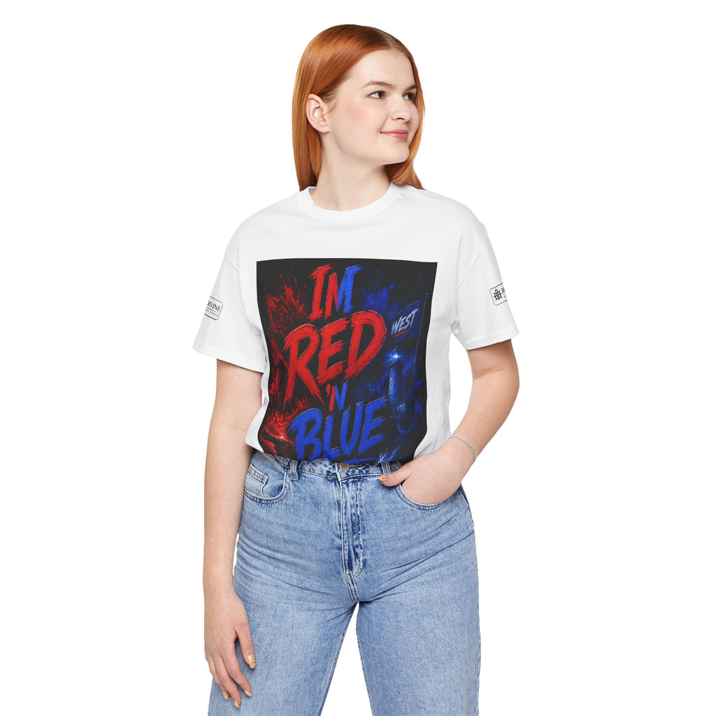 BE DIVINE™ I’m Red ’N Blue Energy Tee