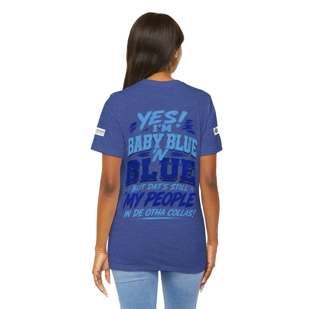 BE DIVINE™ Blue 'N Blue Since 1902 – Through 'N Through Heritage Tee